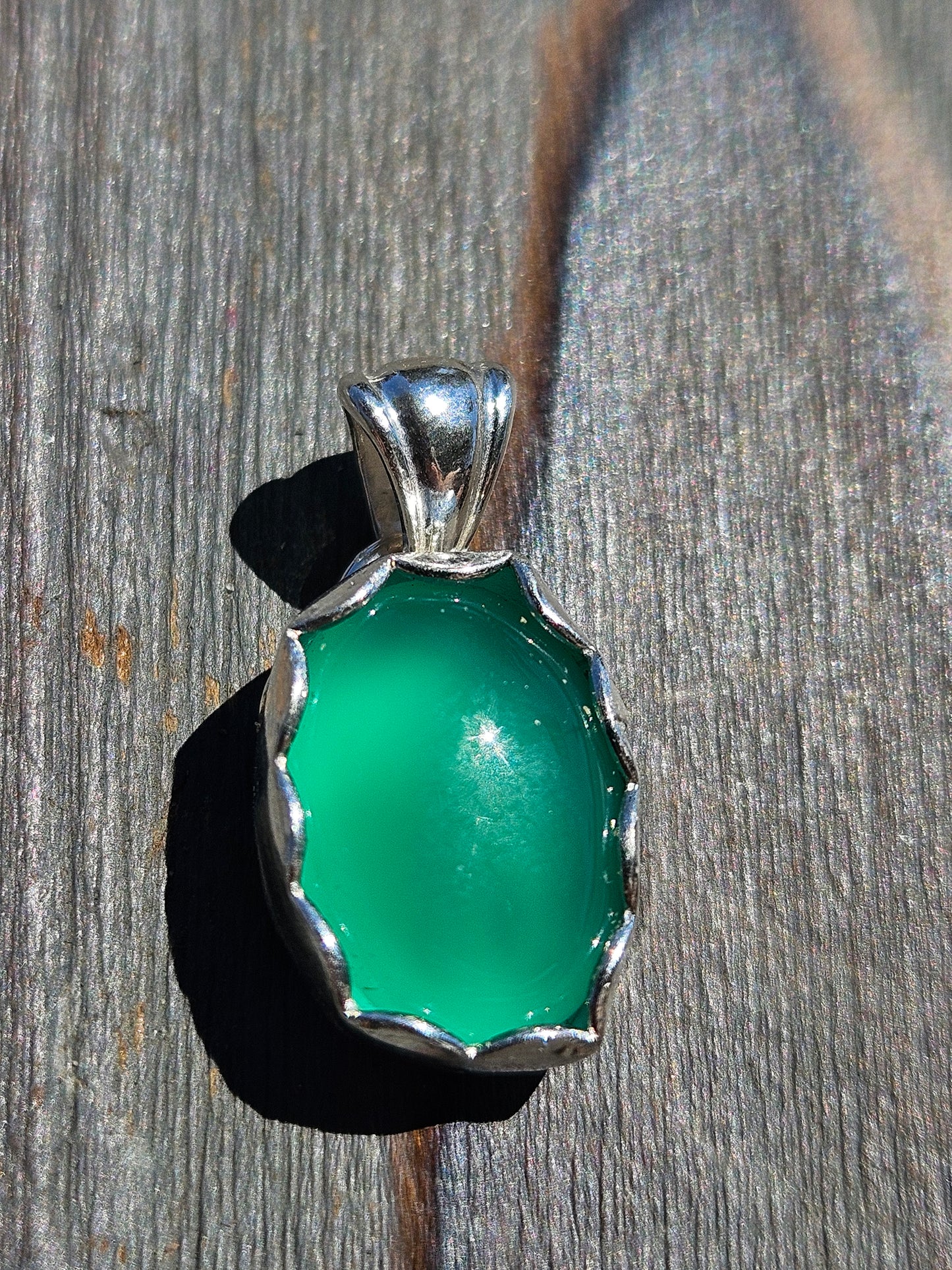 Chrome Chalcedony Pendant