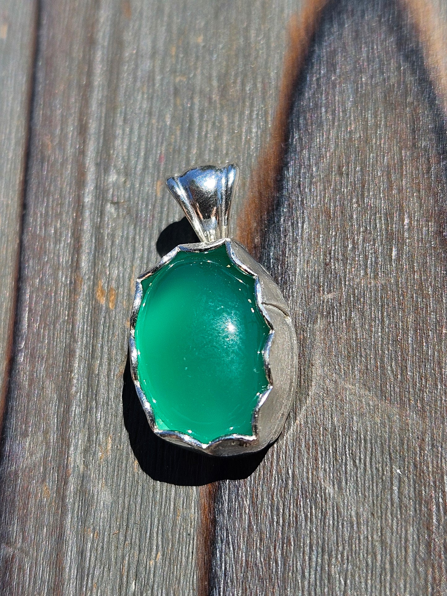 Chrome Chalcedony Pendant