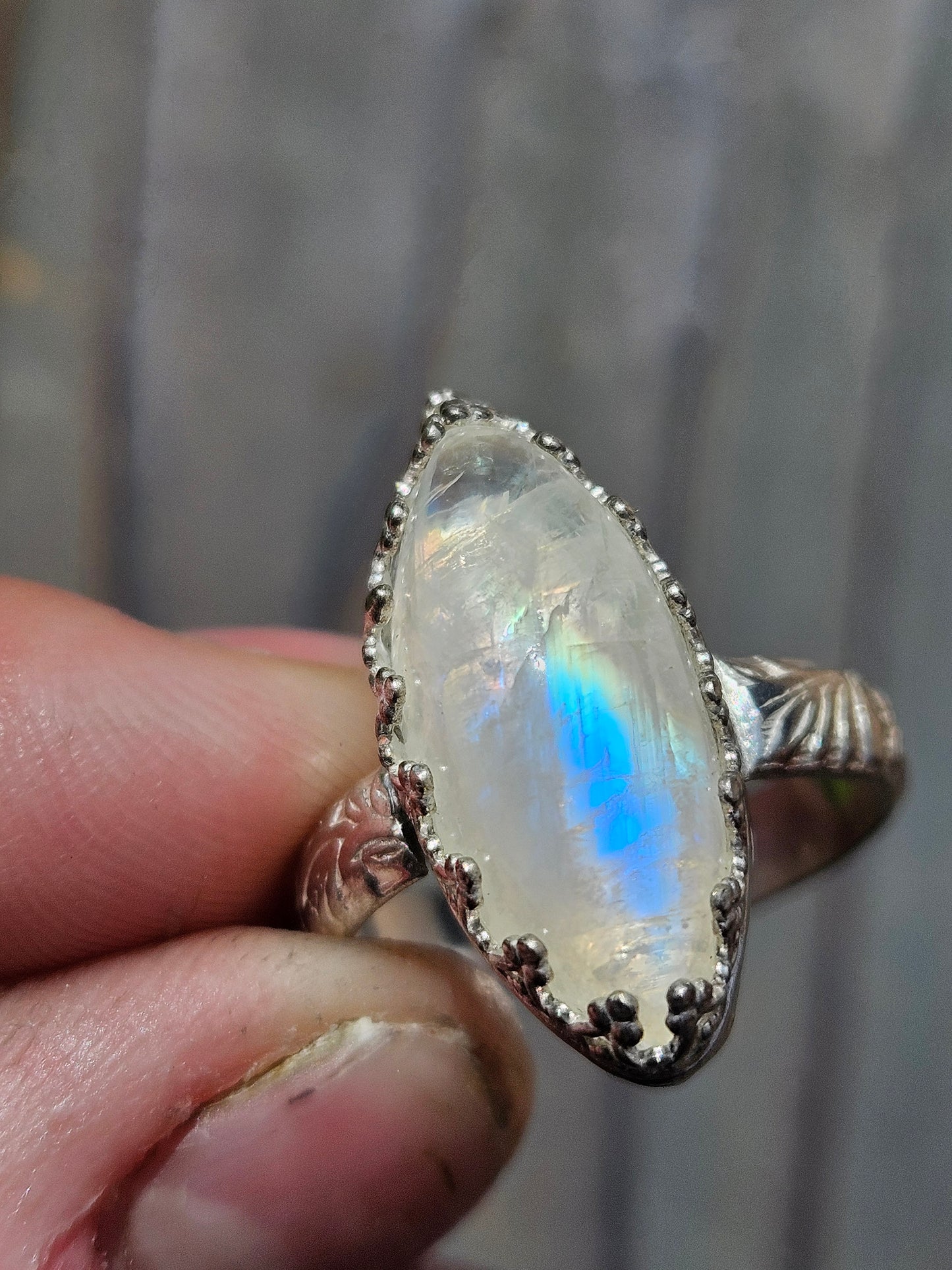 Moonstone Ring, Size 8.5