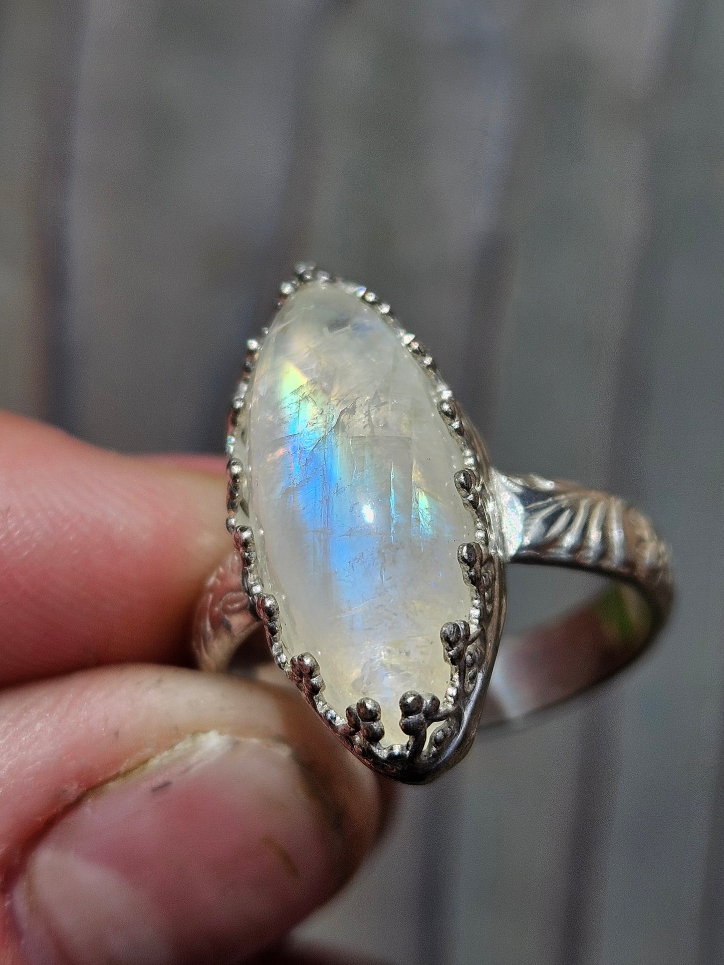 Moonstone Ring, Size 8.5