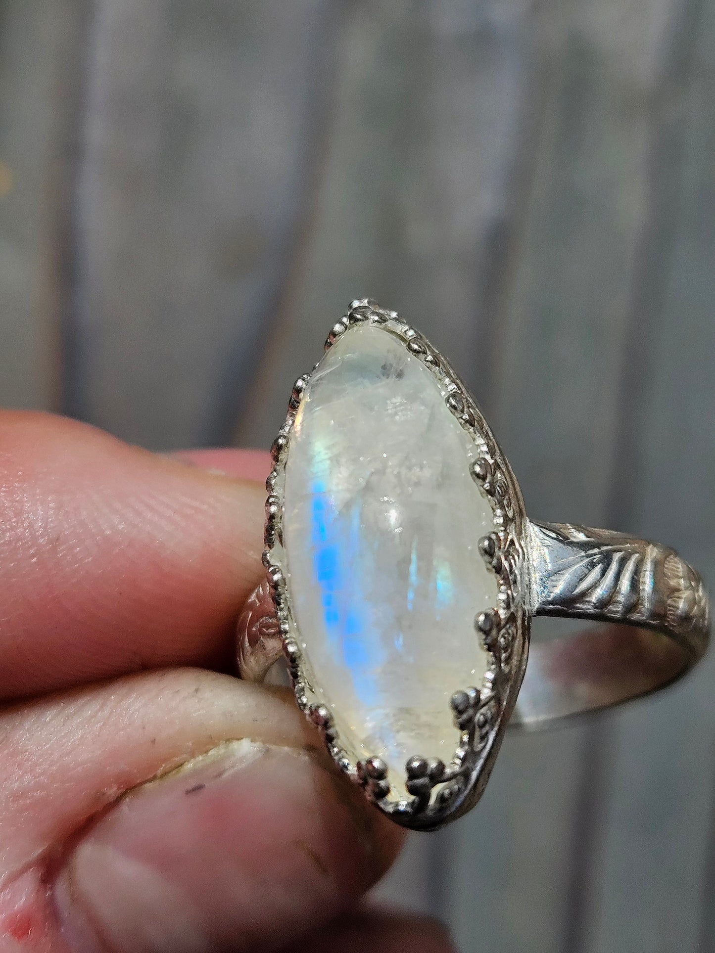 Moonstone Ring, Size 8.5