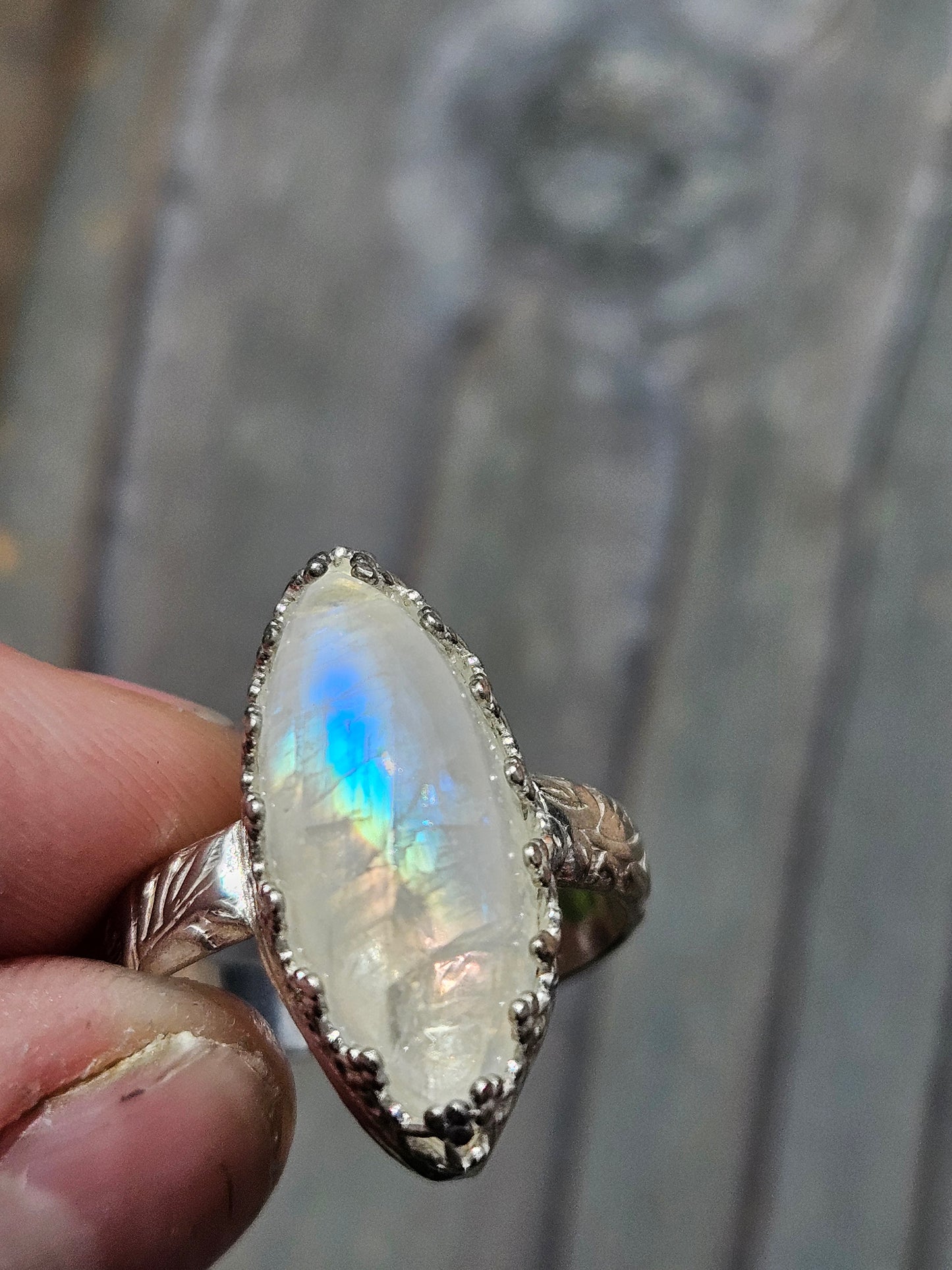 Moonstone Ring, Size 8.5