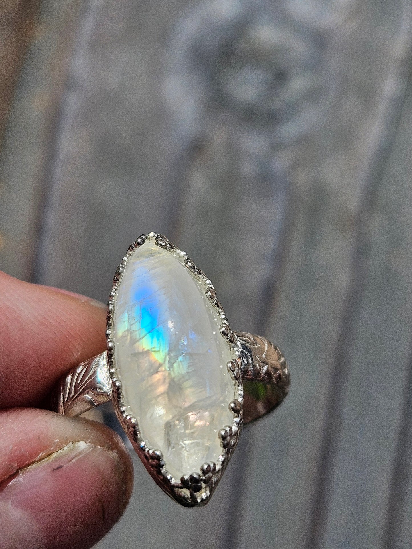 Moonstone Ring, Size 8.5