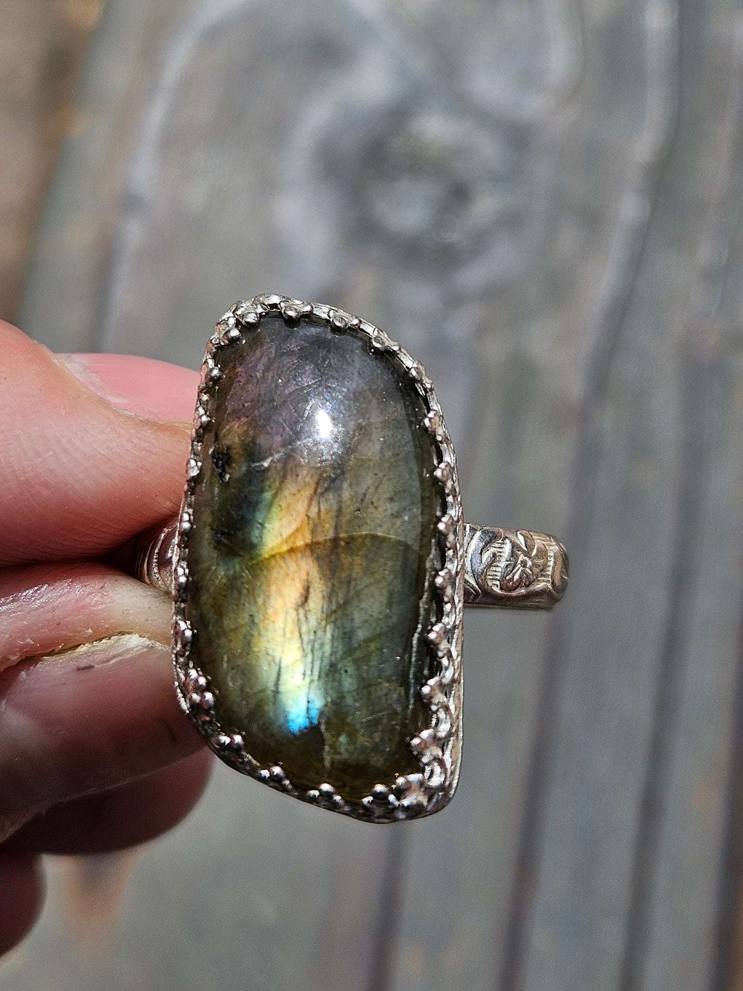 Labradorite Ring, Size 11