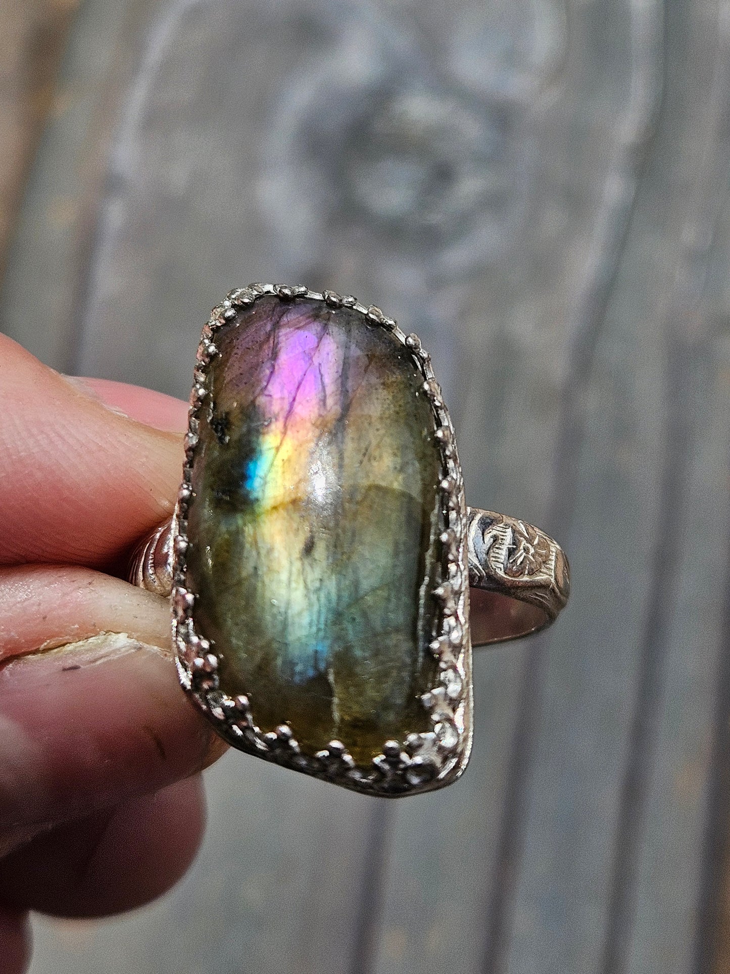 Labradorite Ring, Size 11