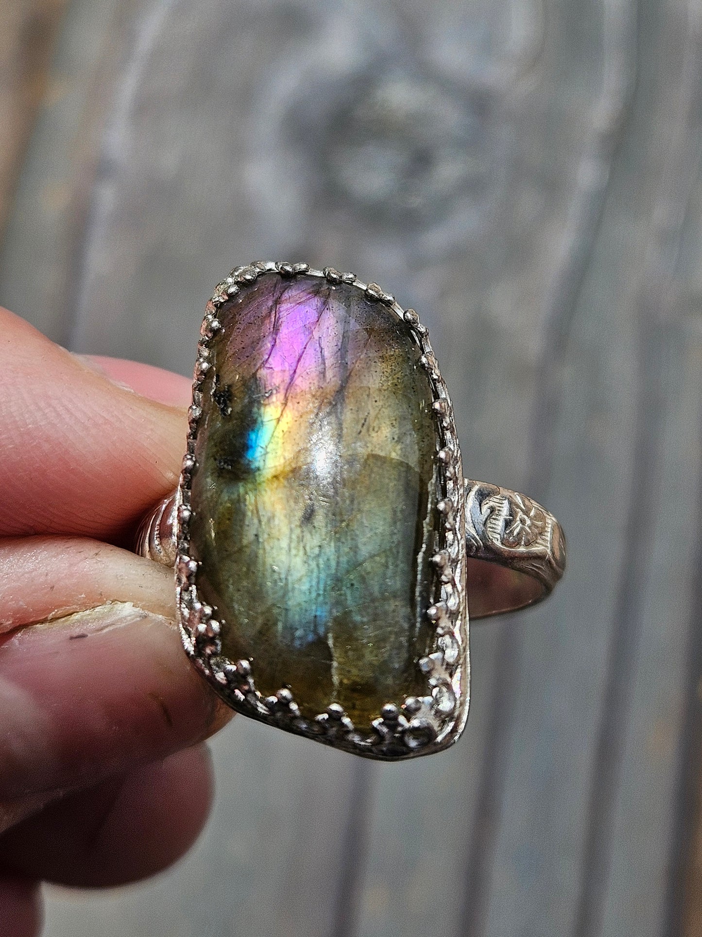 Labradorite Ring, Size 11