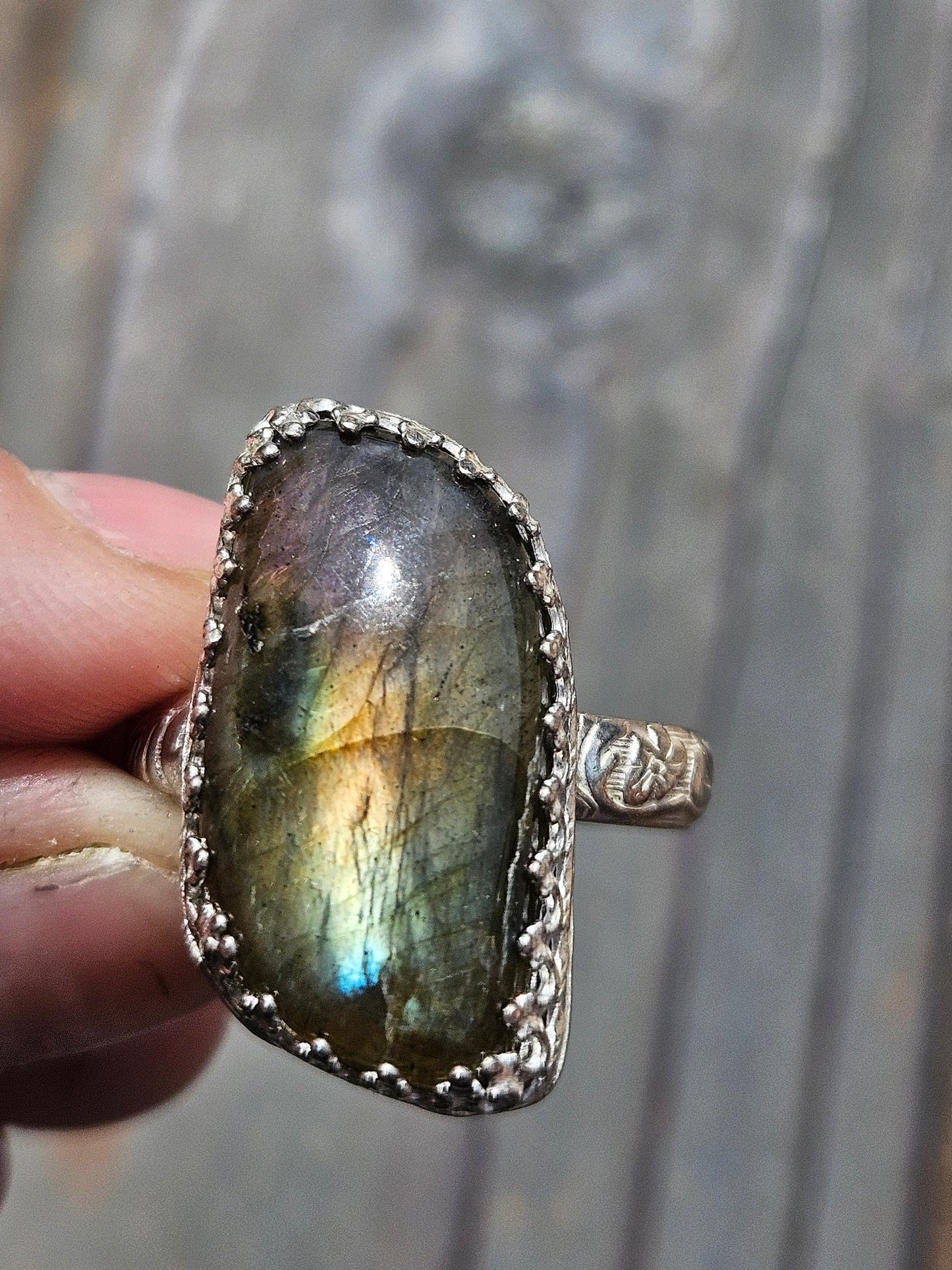 Labradorite Ring, Size 11