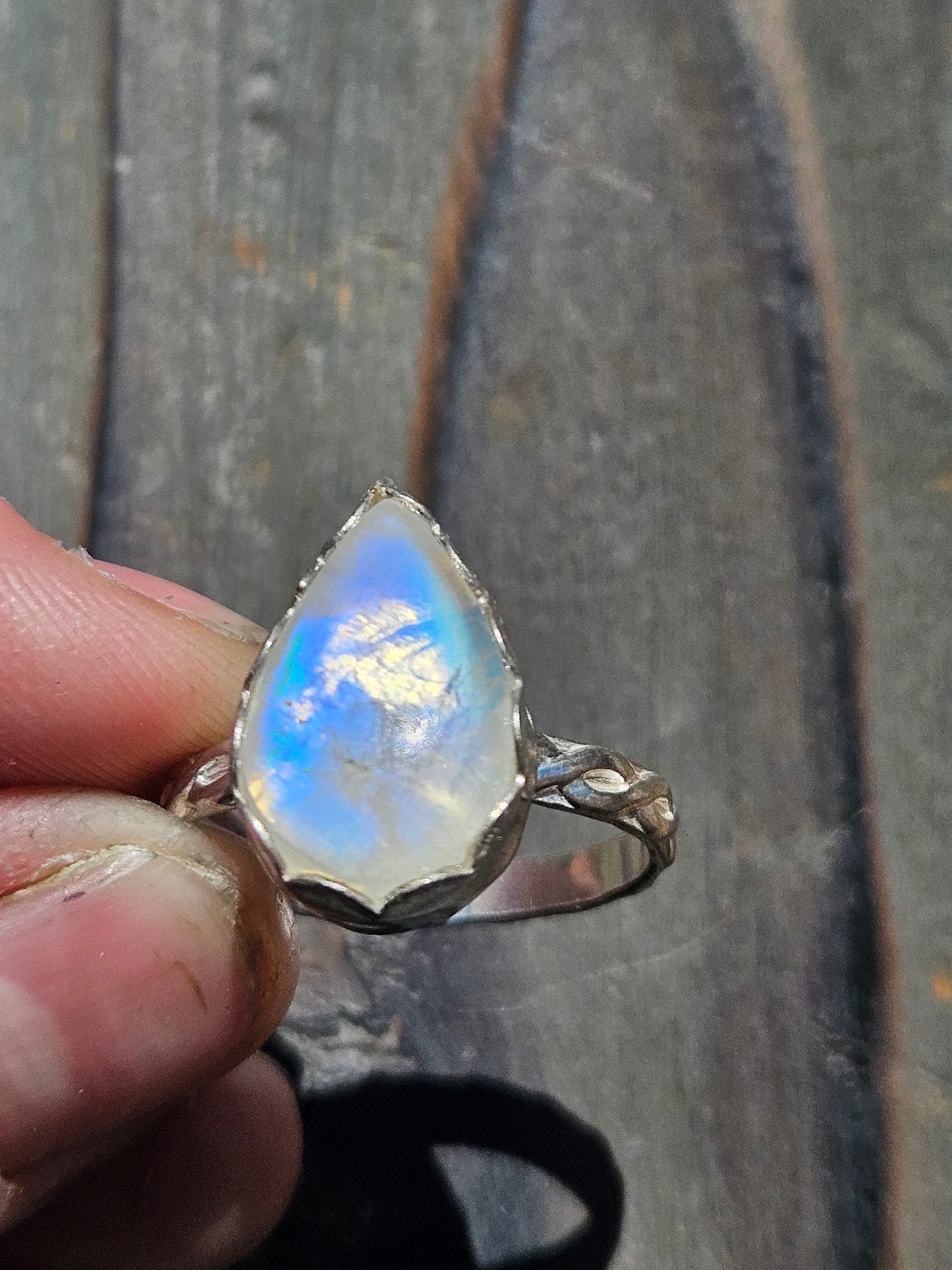 Moonstone Ring, Size 9.5