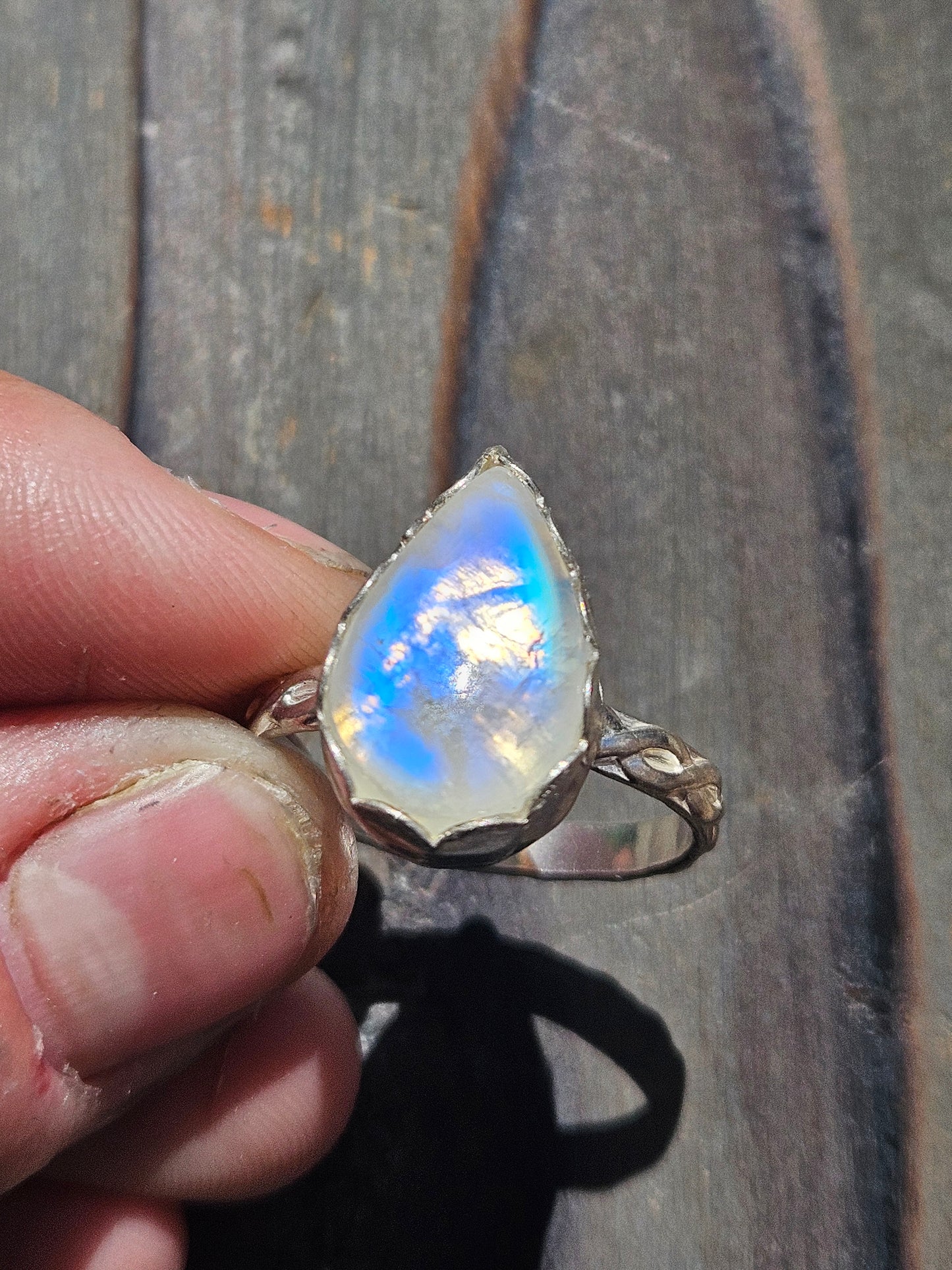 Moonstone Ring, Size 9.5