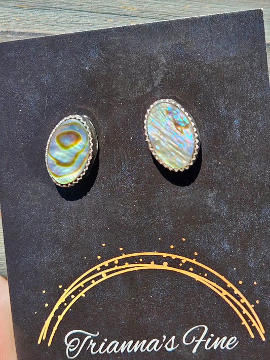 Abalone Stud Earrings