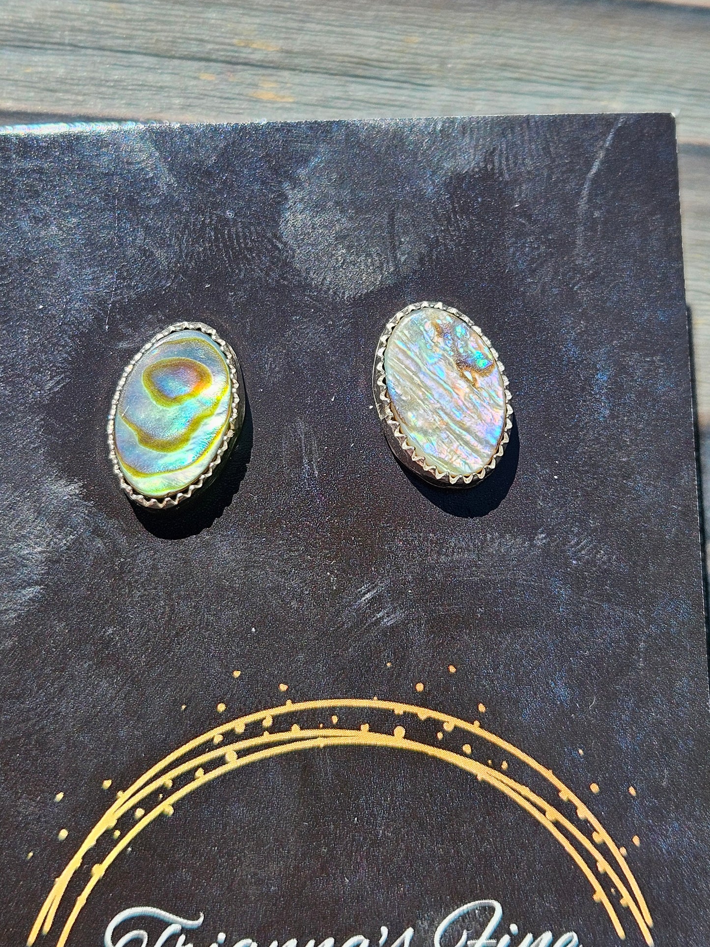 Abalone Stud Earrings