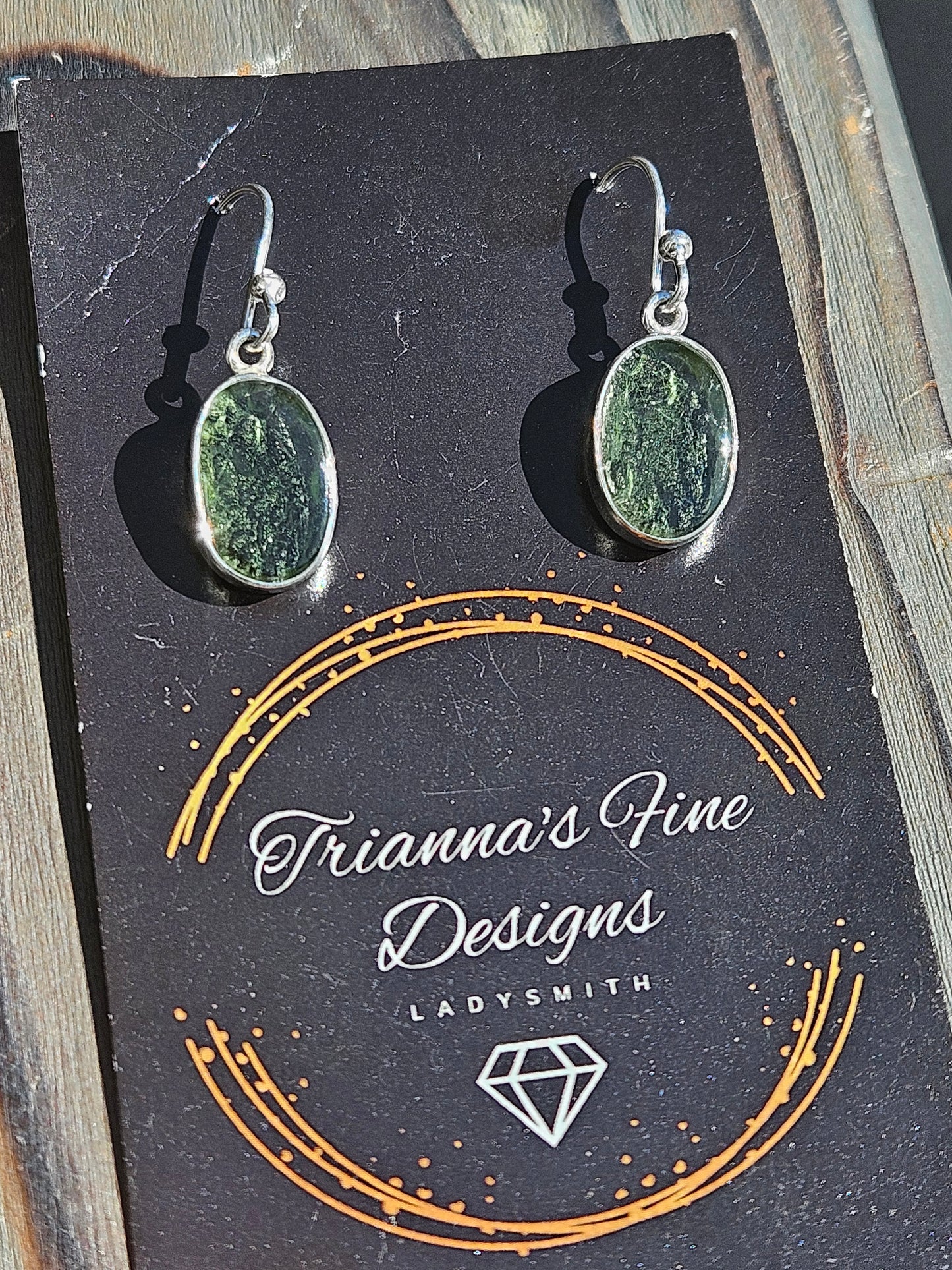 Moldavite Earrings