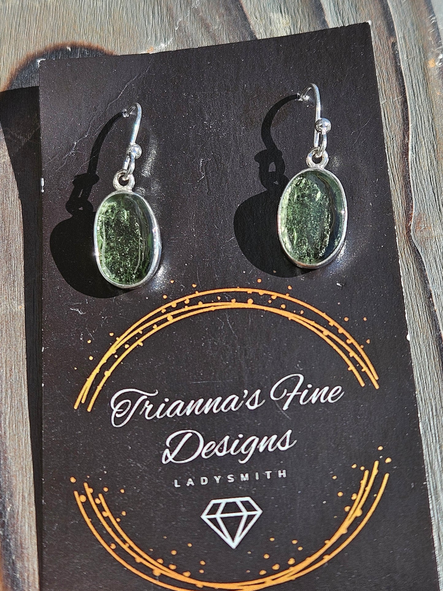 Moldavite Earrings