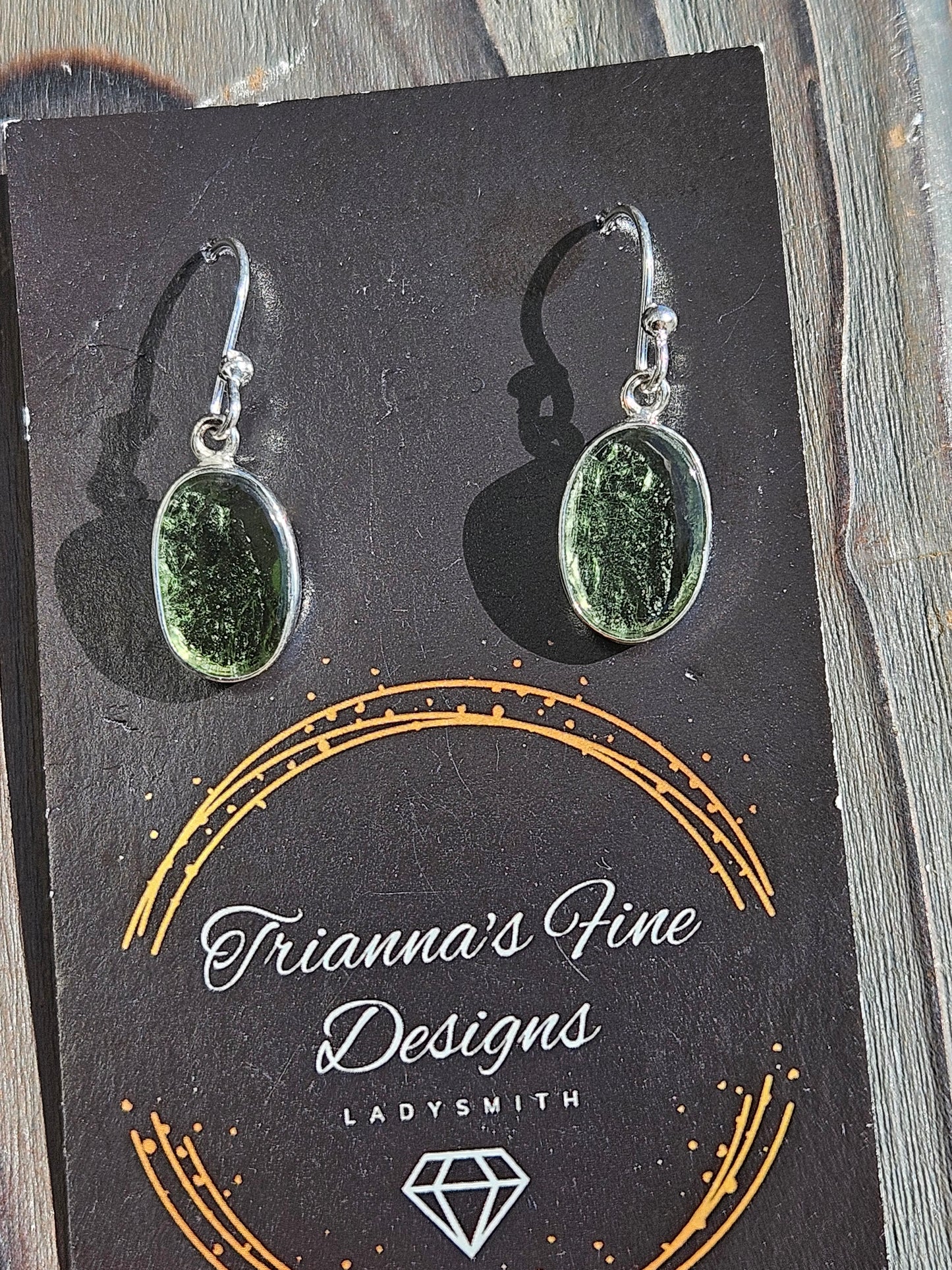 Moldavite Earrings