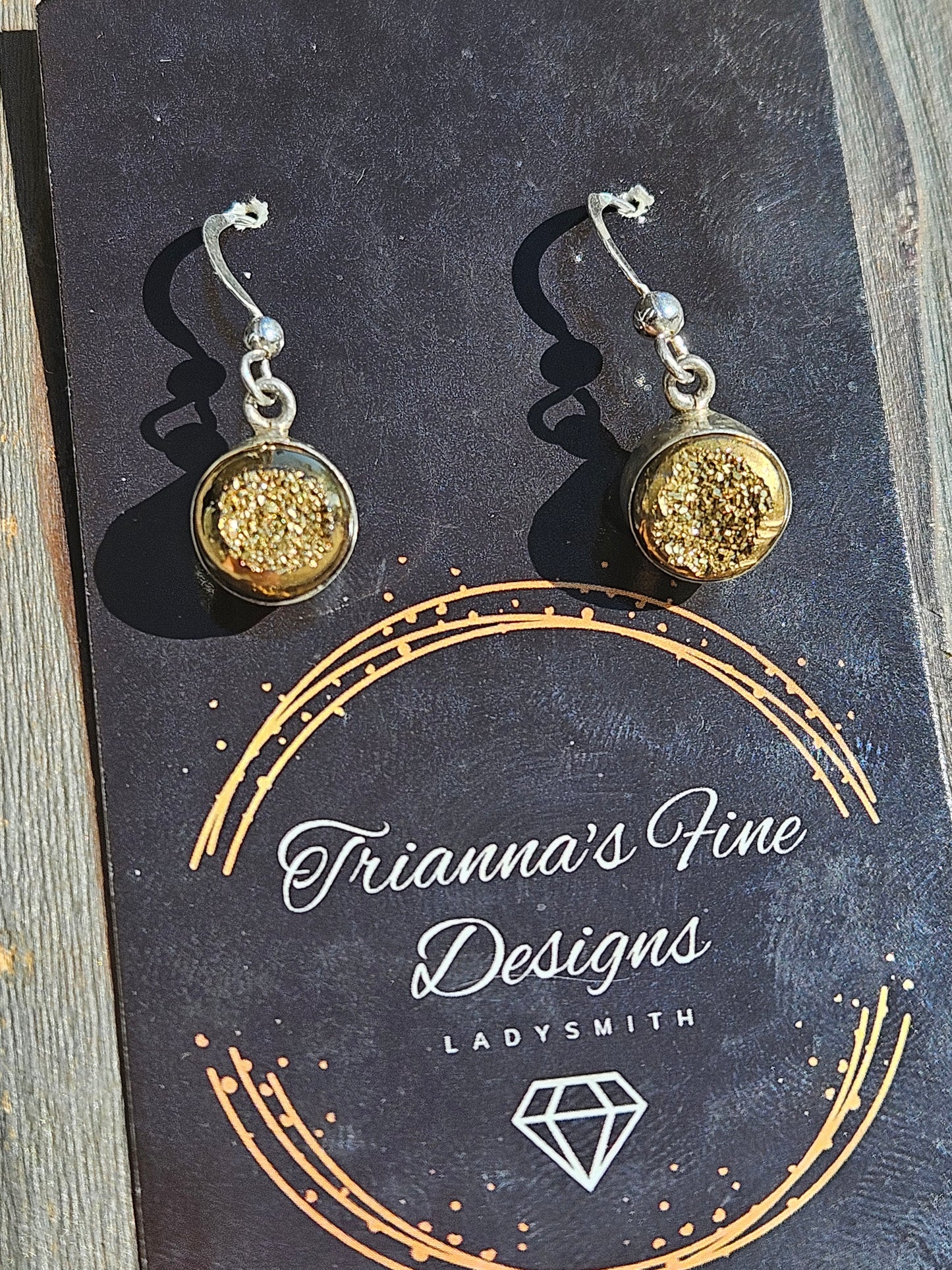 Druzy Quartz Earrings