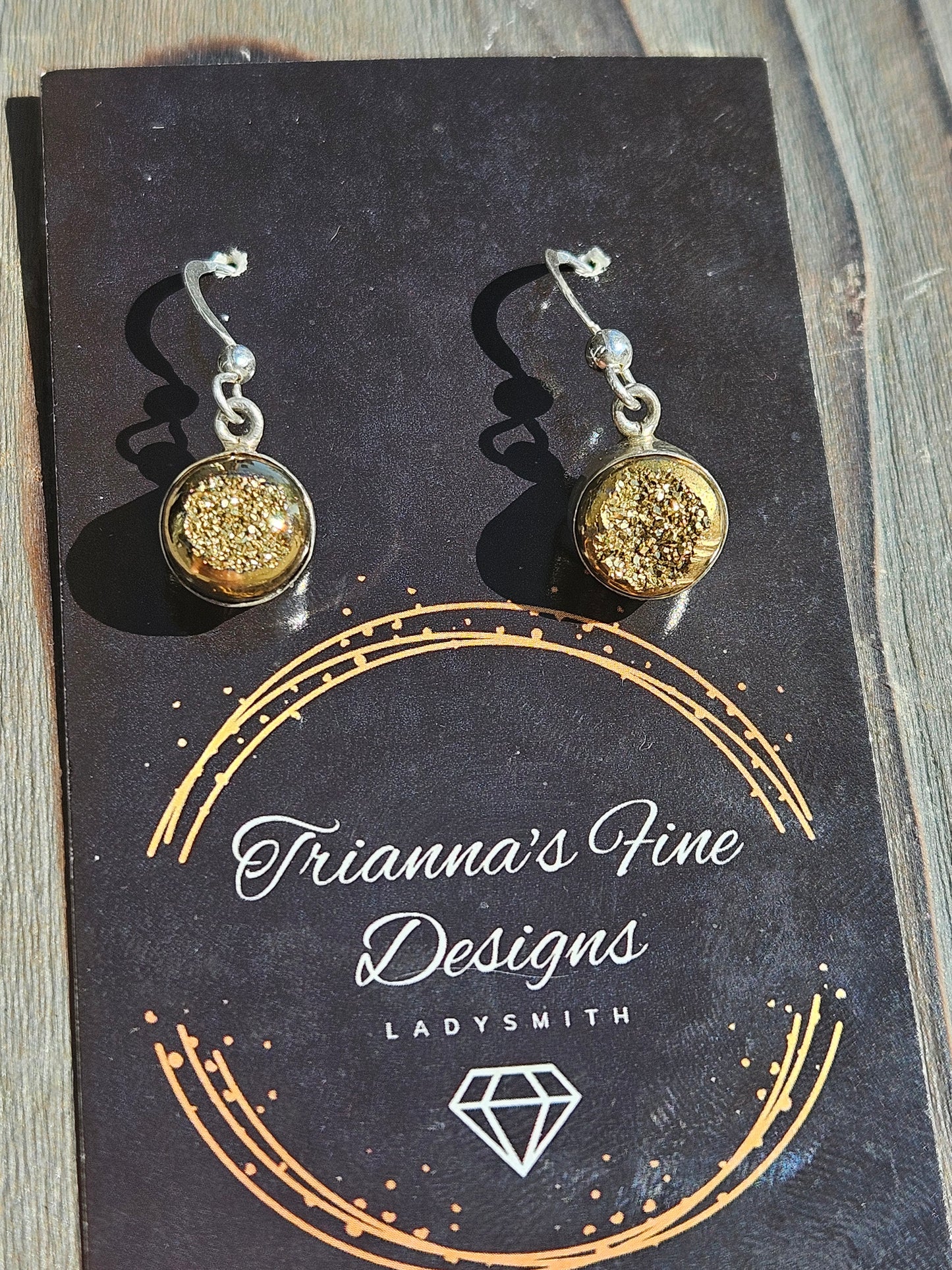 Druzy Quartz Earrings