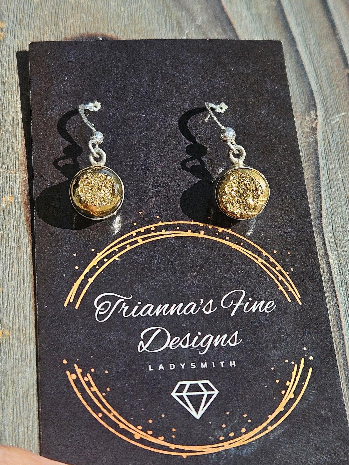 Druzy Quartz Earrings