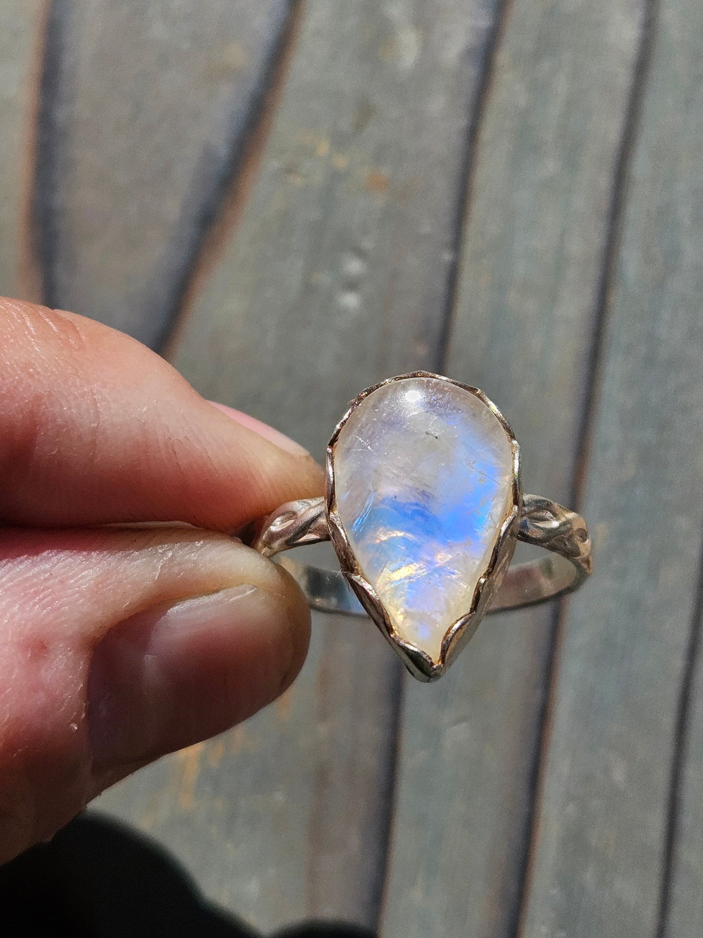 Moonstone Ring, Size 9.5