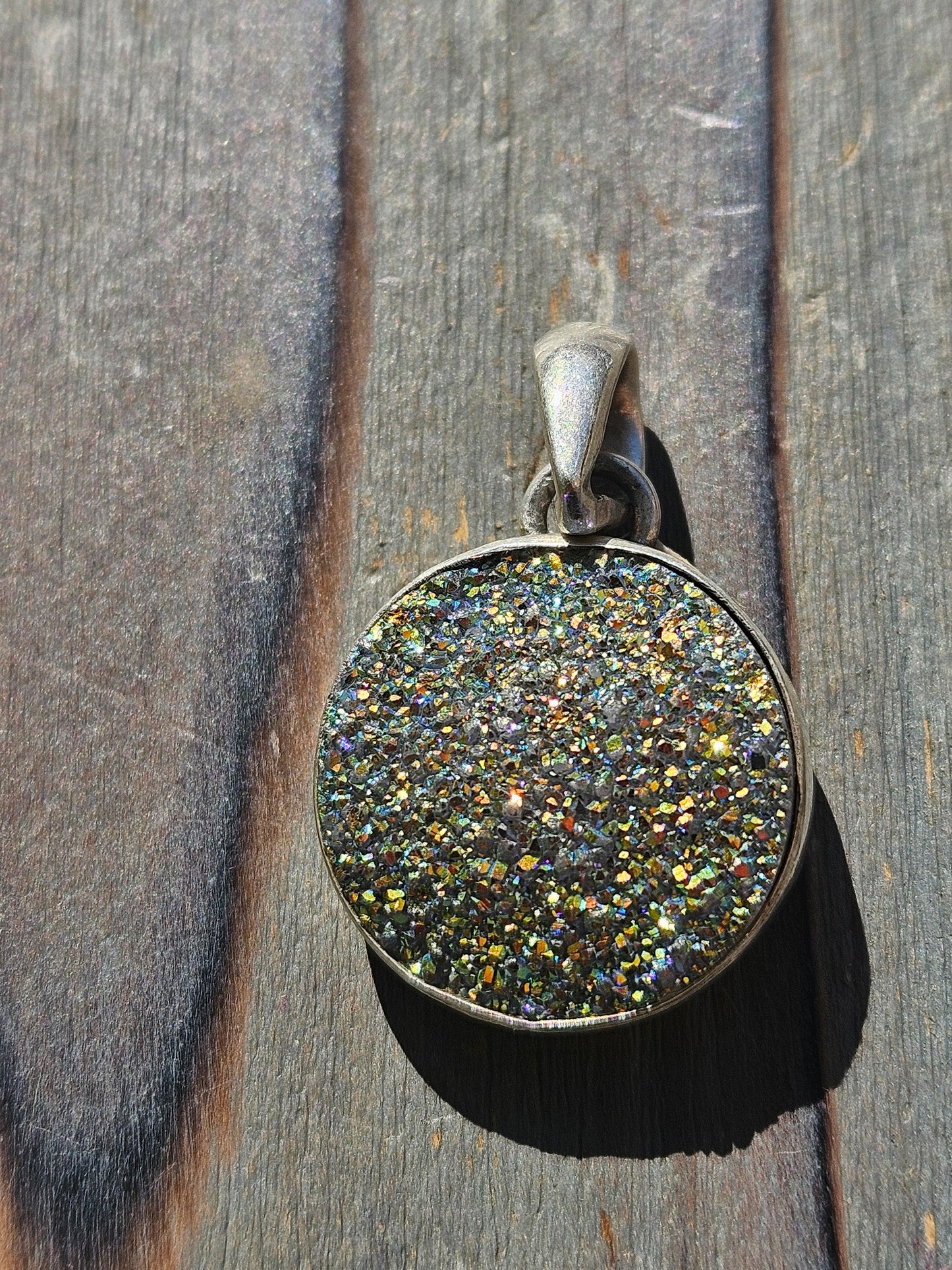 Drusy Quartz Pendant