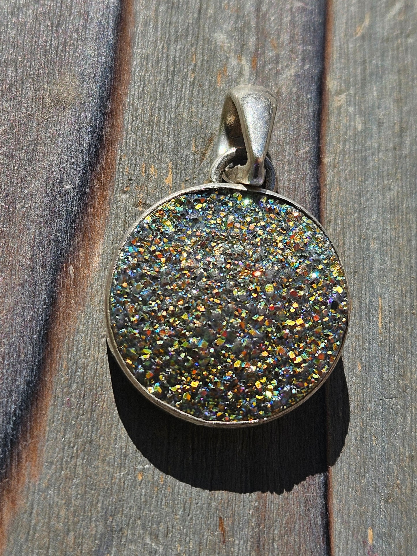 Drusy Quartz Pendant