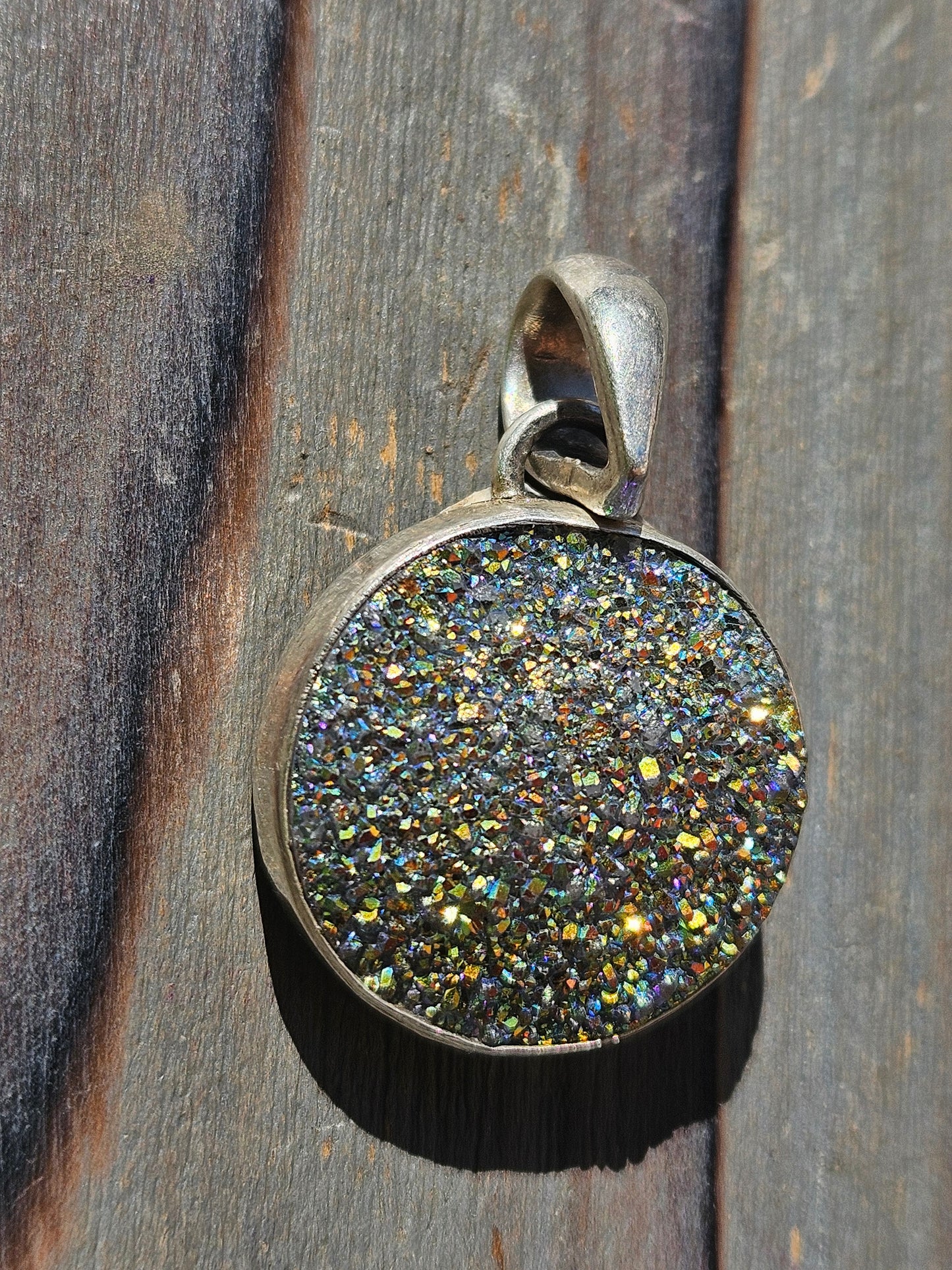 Drusy Quartz Pendant