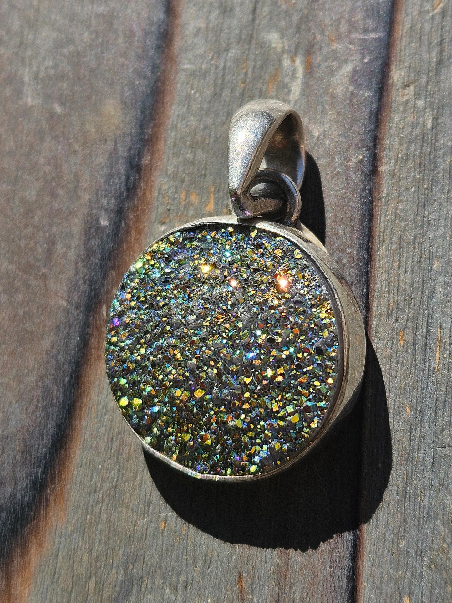 Drusy Quartz Pendant