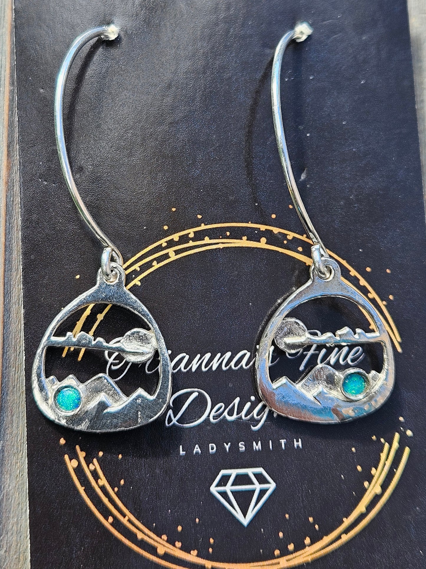 Mountain Opal Lake Earrings