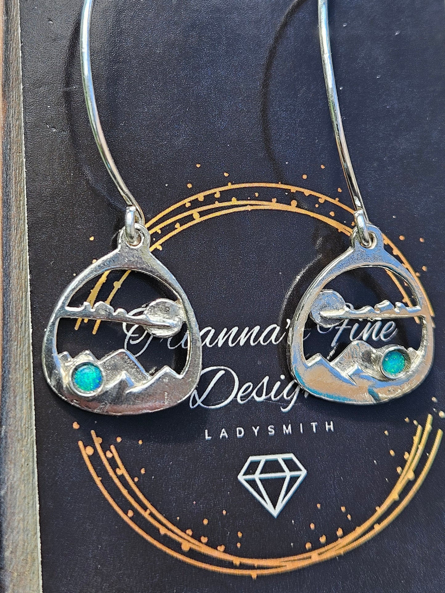 Mountain Opal Lake Earrings