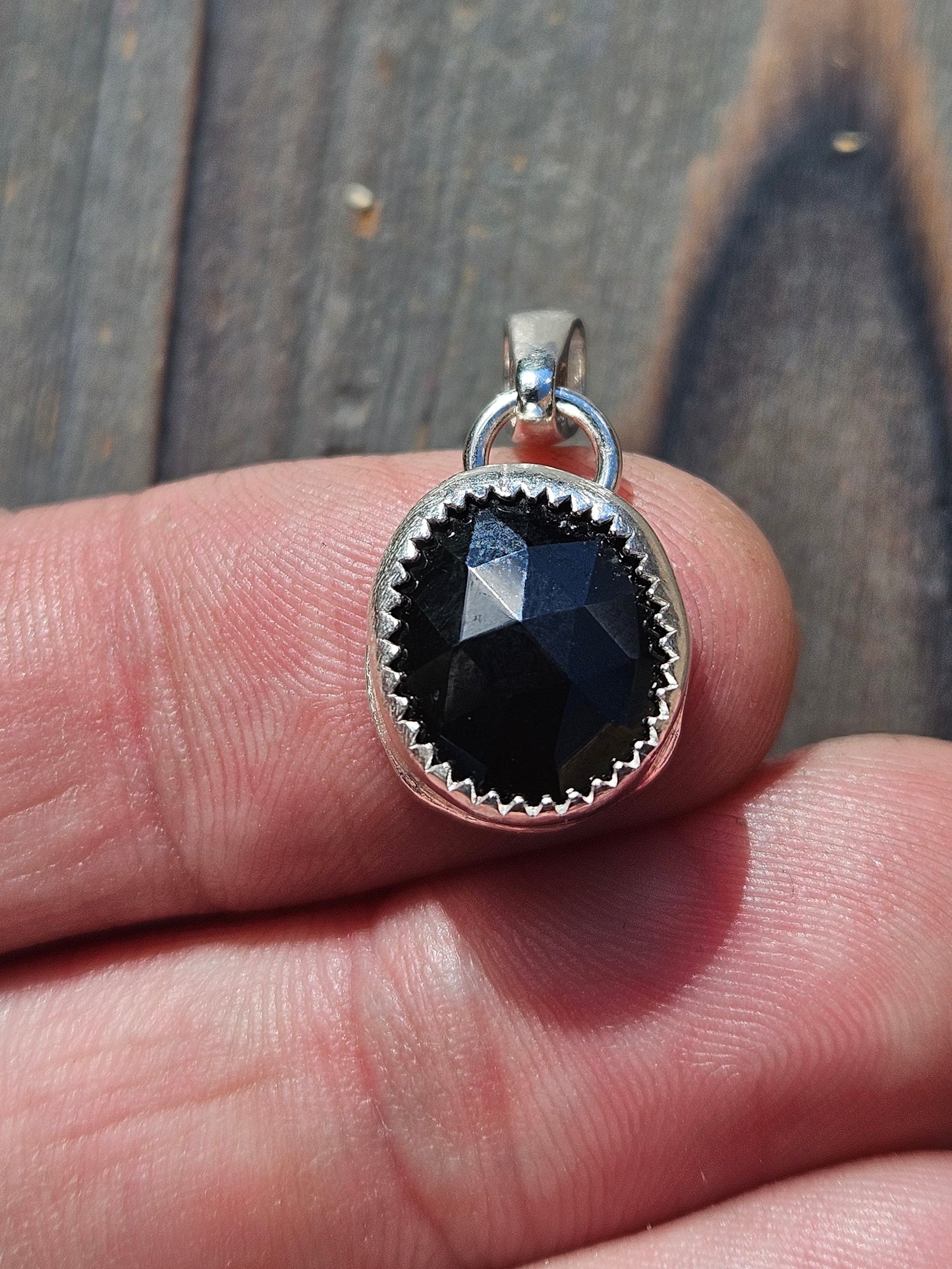 Black Spinel Pendant