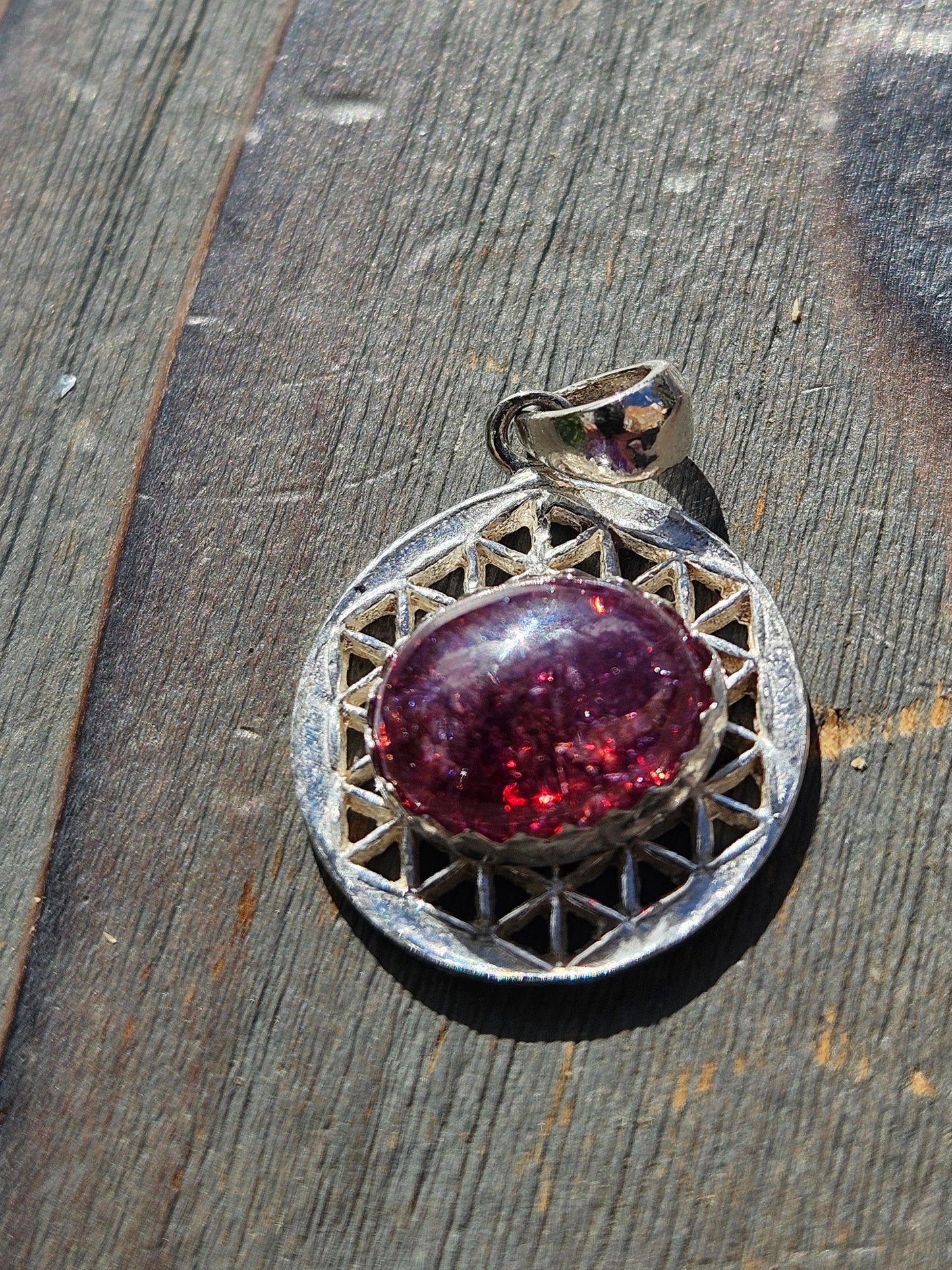 Super 7 Flower of Life Pendant