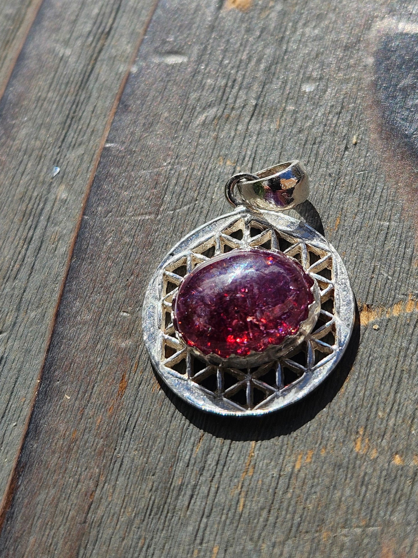 Super 7 Flower of Life Pendant