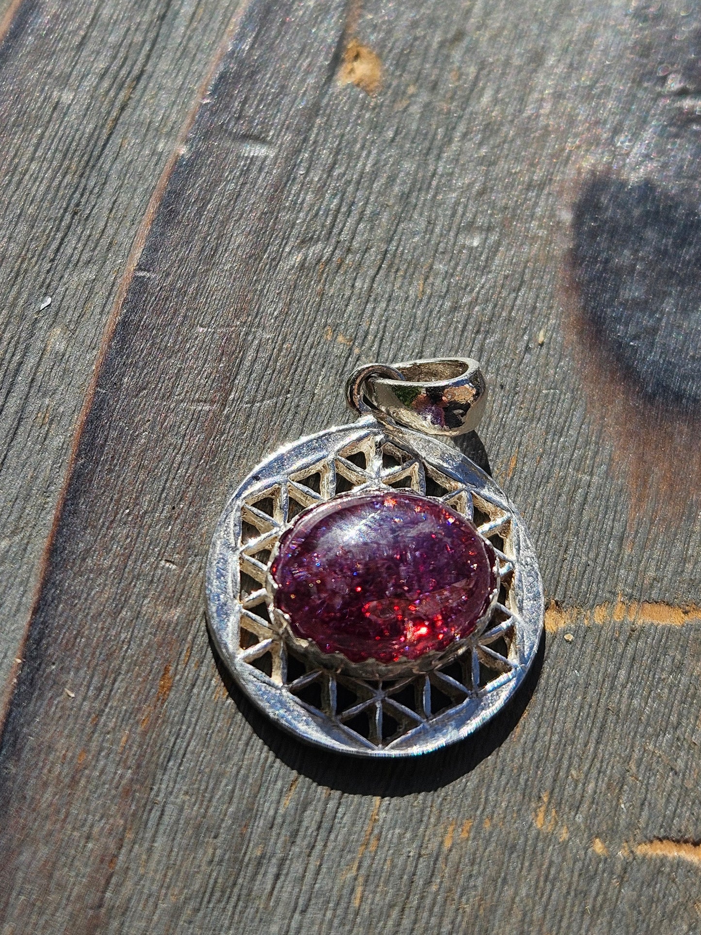 Super 7 Flower of Life Pendant