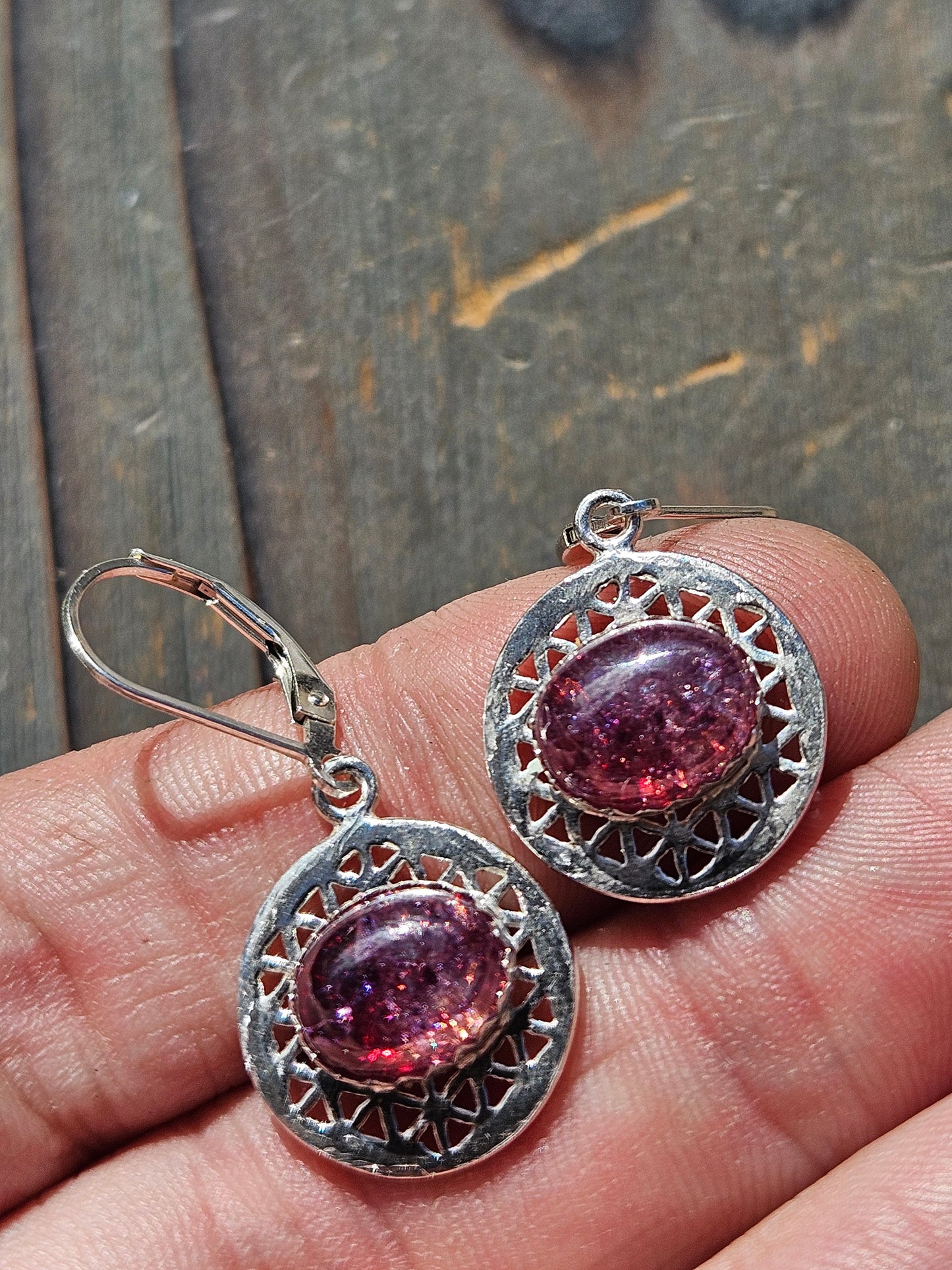 Super 7 Flower of Life Earrings