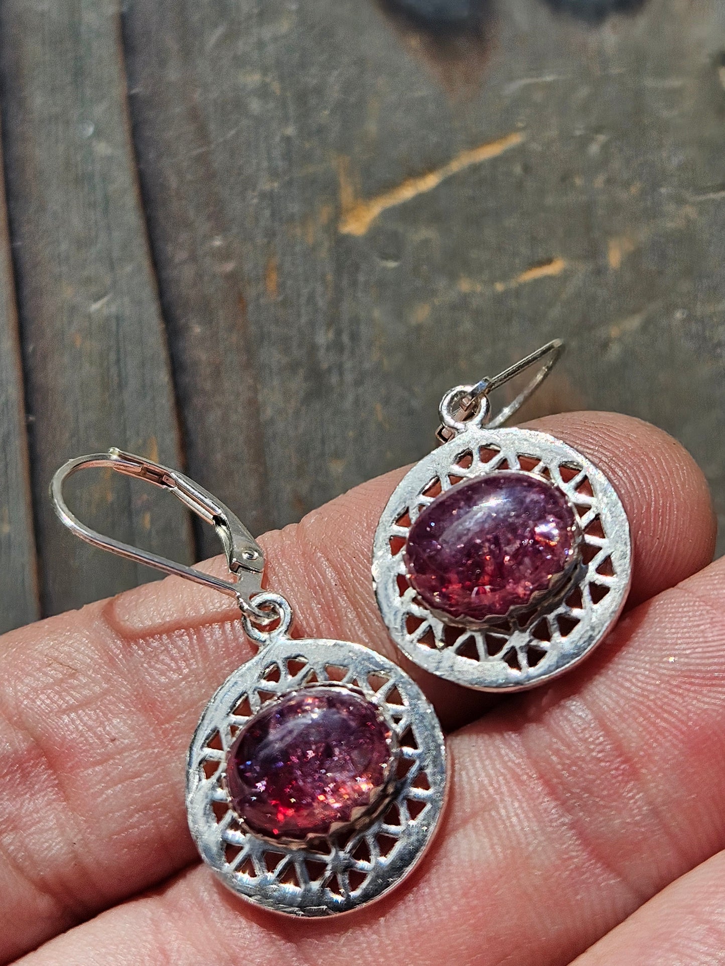 Super 7 Flower of Life Earrings