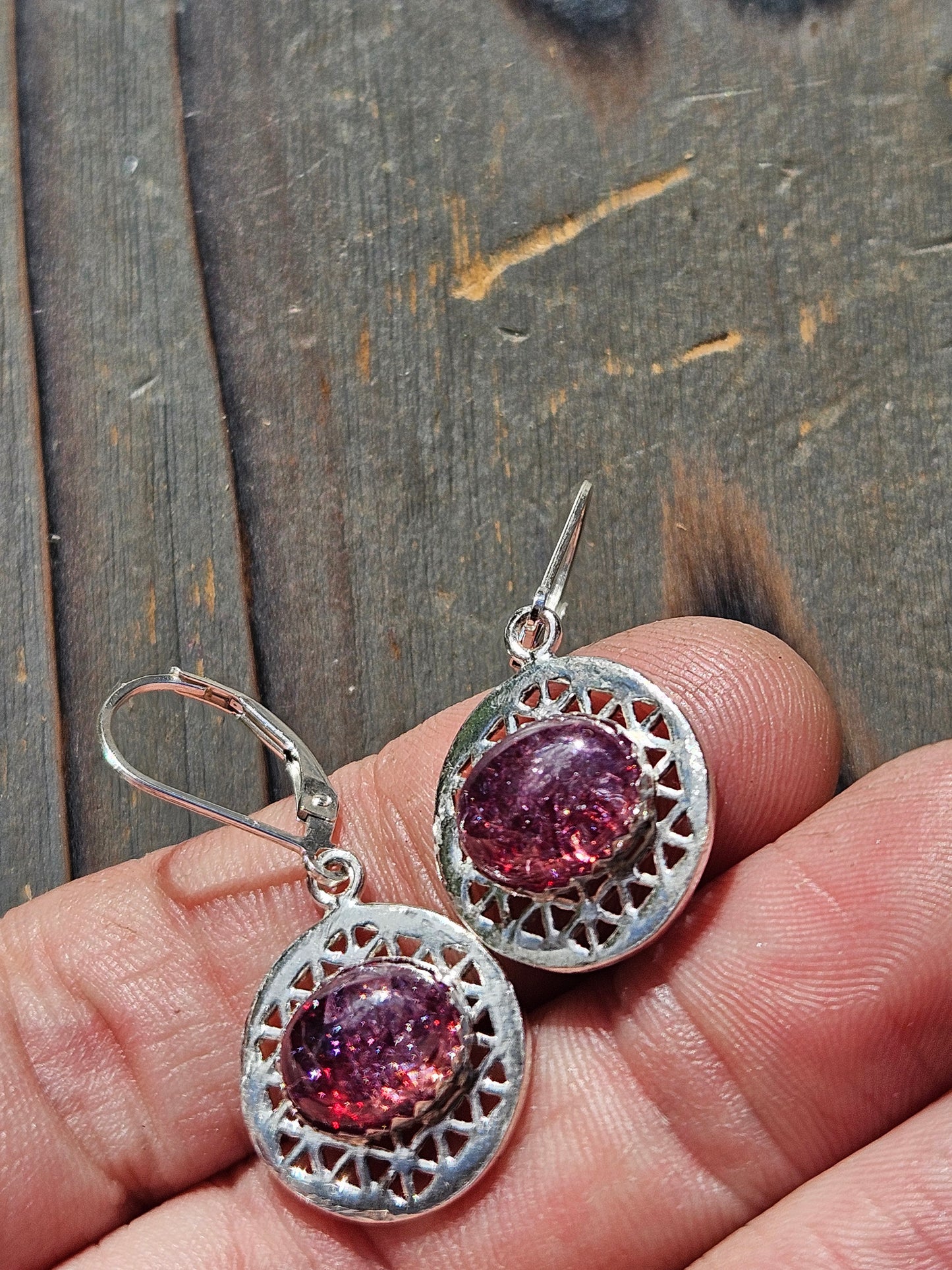 Super 7 Flower of Life Earrings