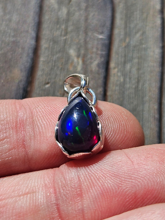 Dainty Opal Pendant