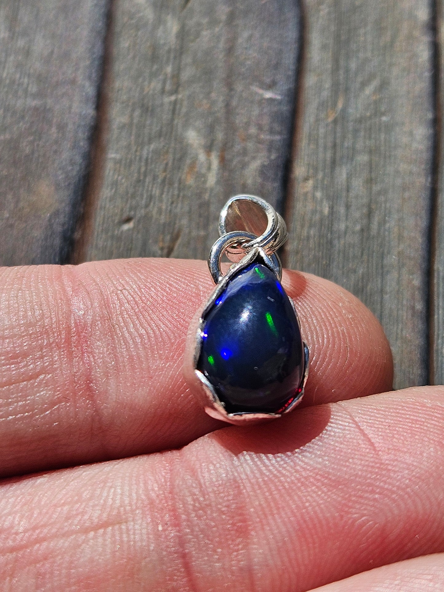 Dainty Opal Pendant