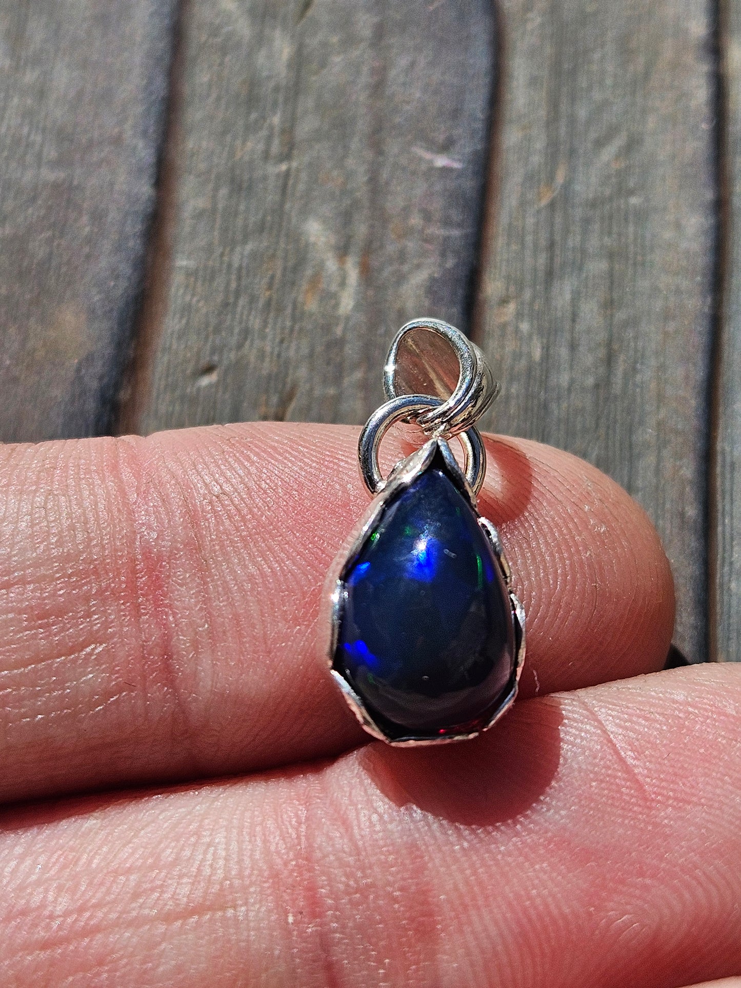 Dainty Opal Pendant