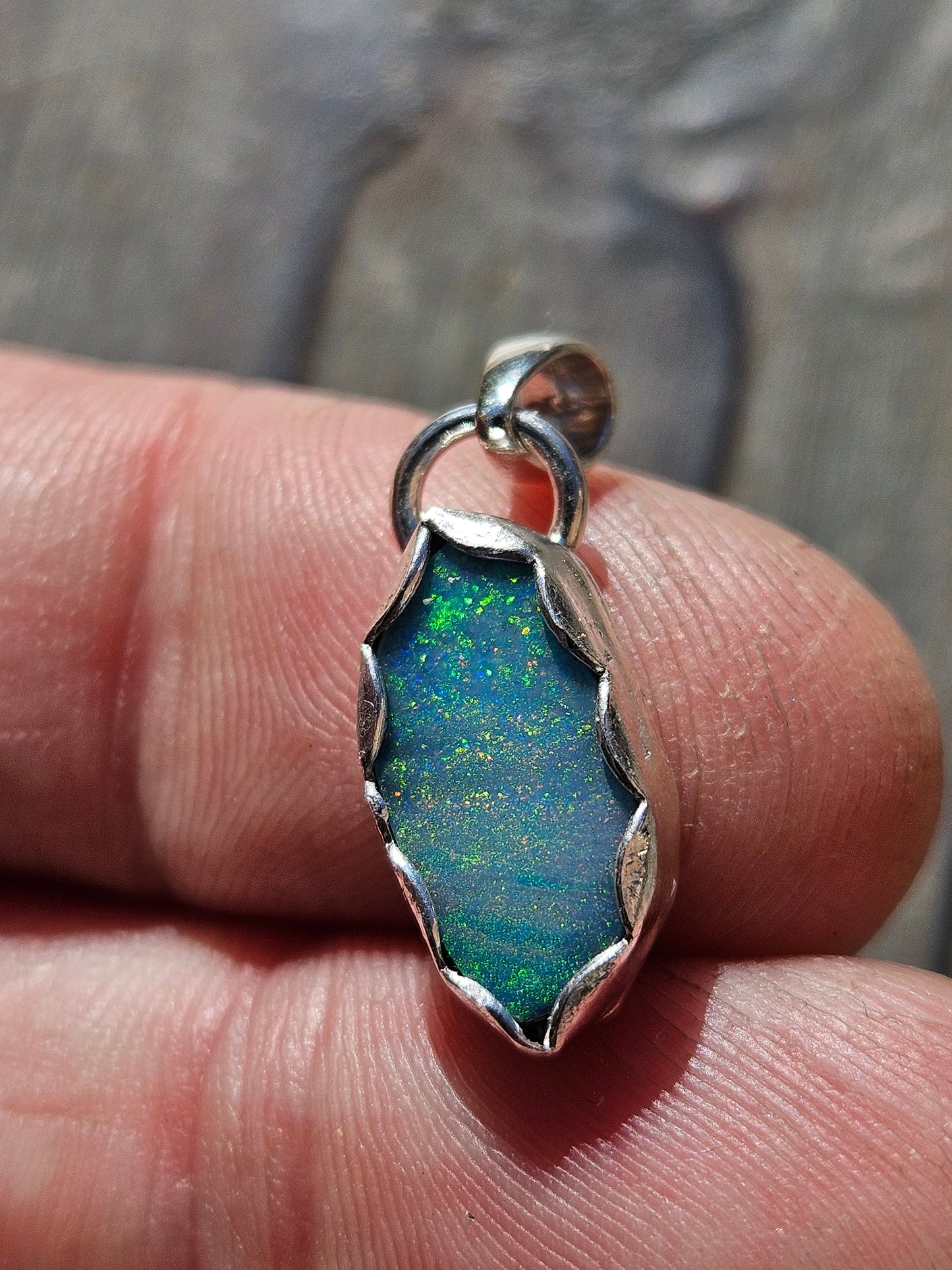 Coober Pedy Opal Pendant