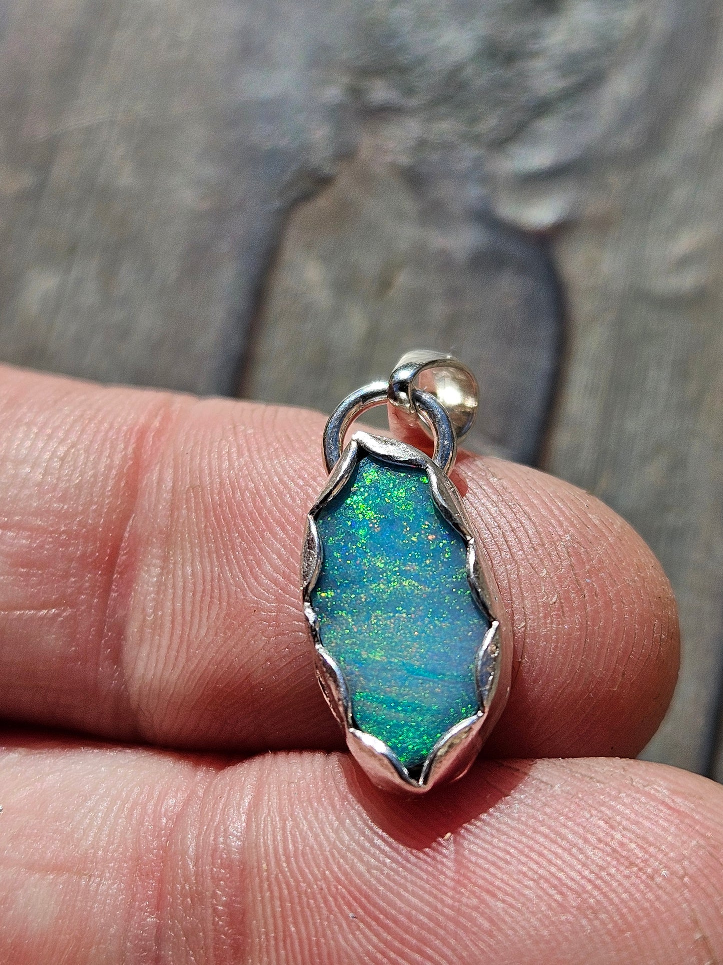 Coober Pedy Opal Pendant