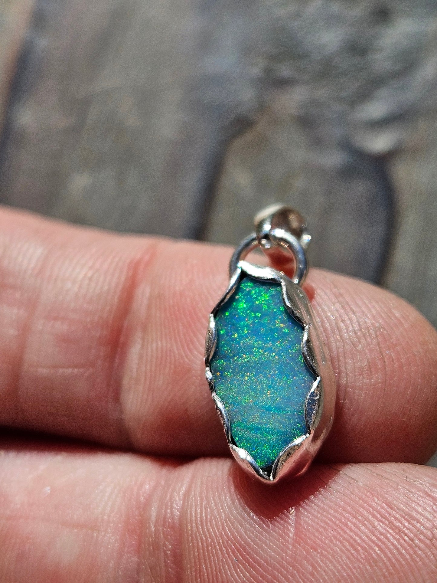 Coober Pedy Opal Pendant