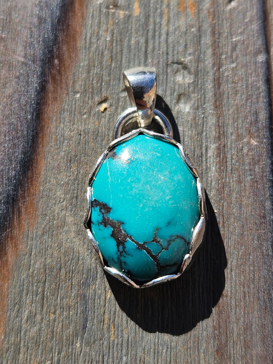 Blue Turquoise Pendant