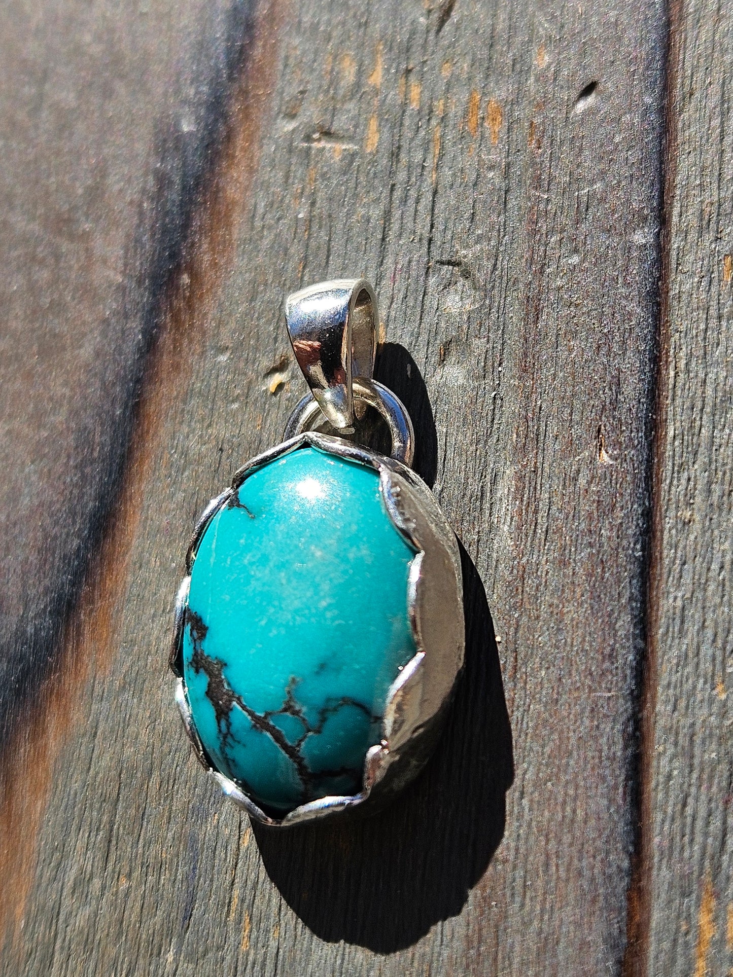 Blue Turquoise Pendant