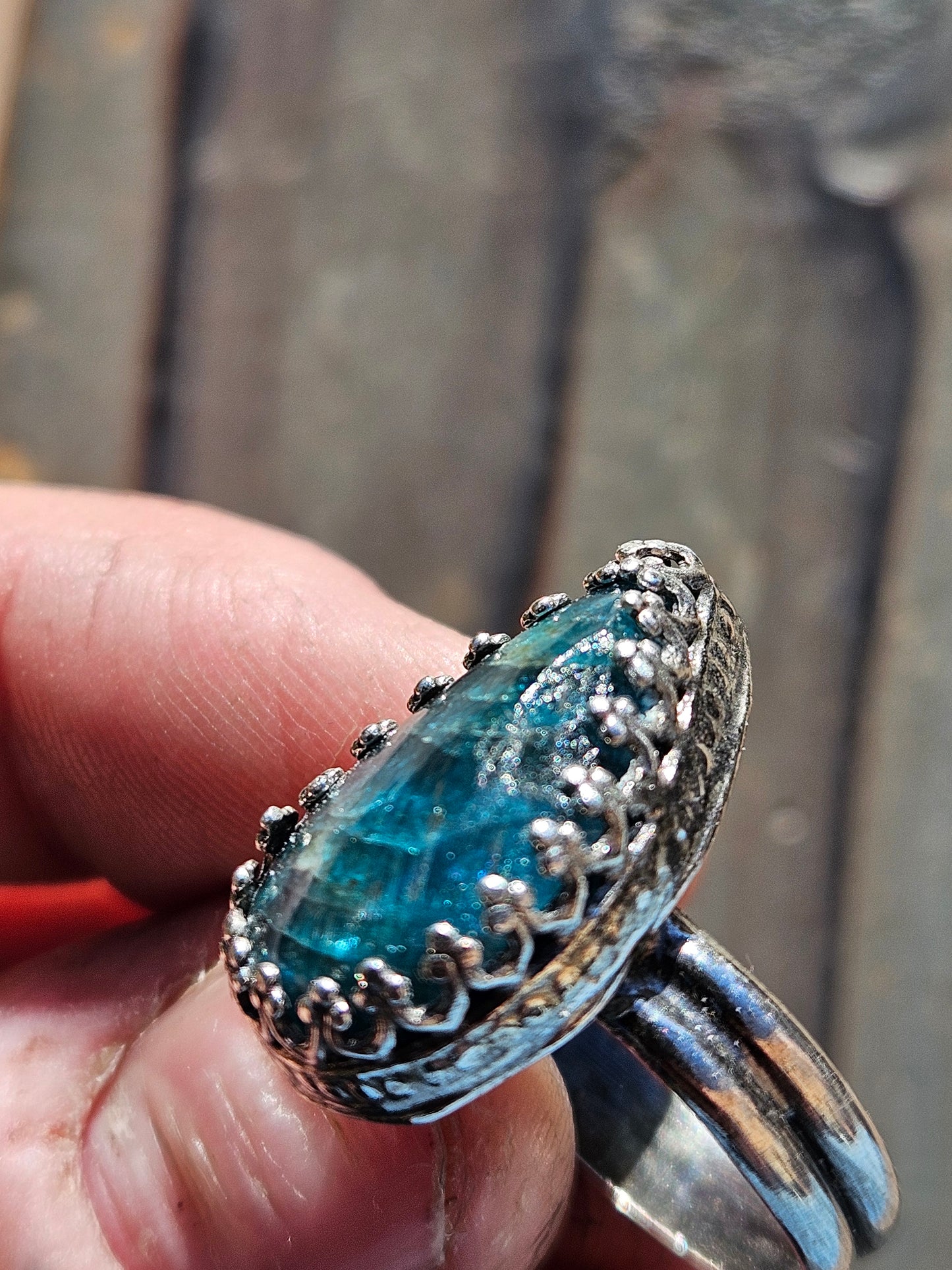 Apatite Ring, Size 8