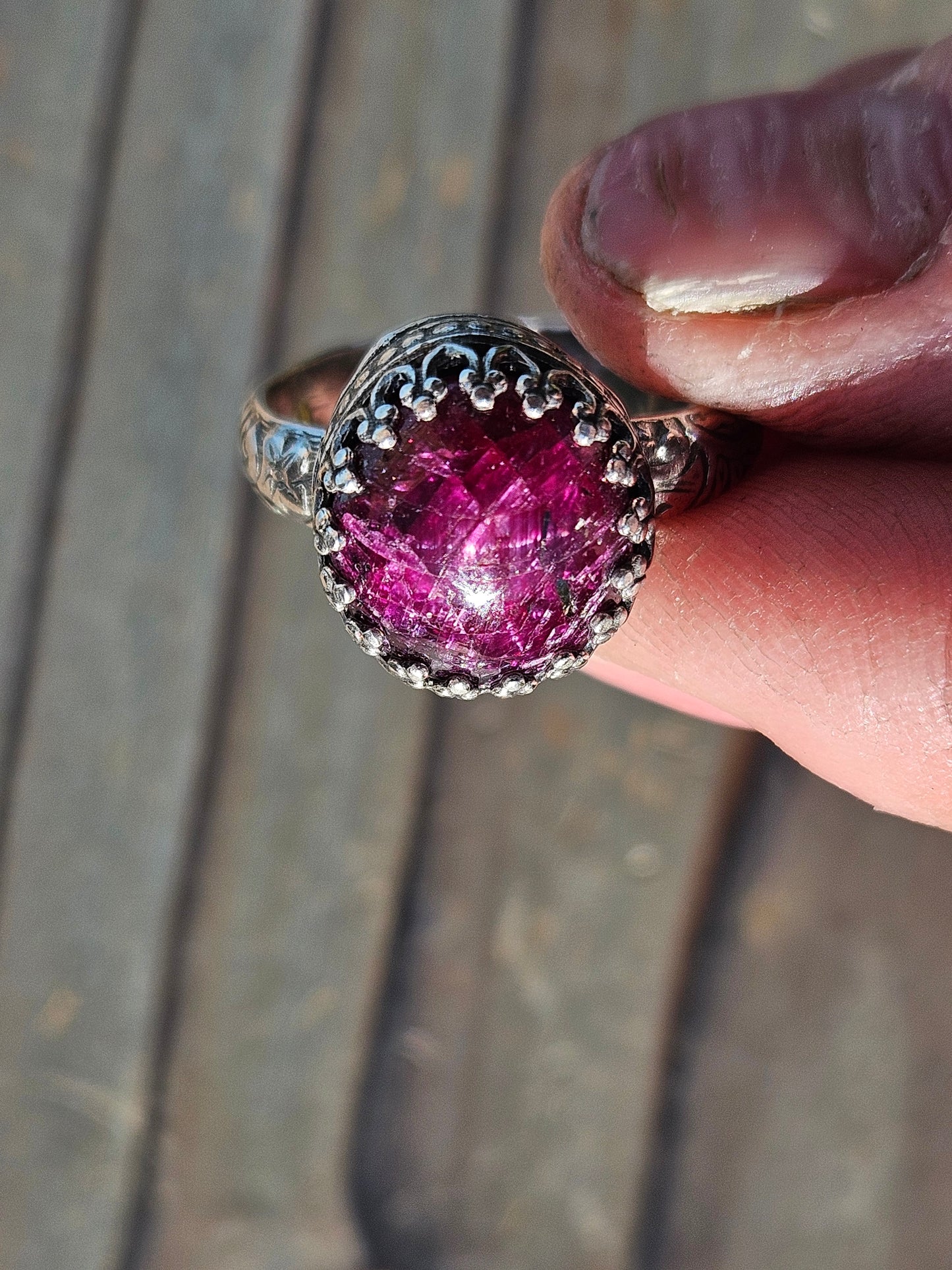 Star Ruby Ring, Size 8.5