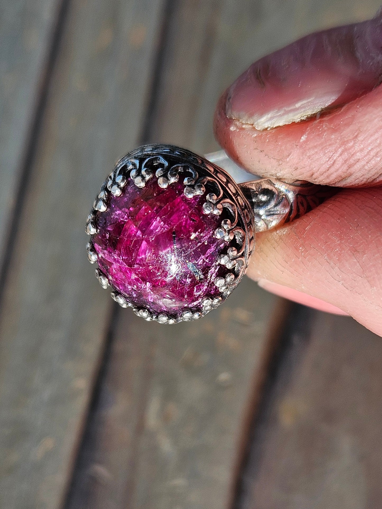 Star Ruby Ring, Size 8.5