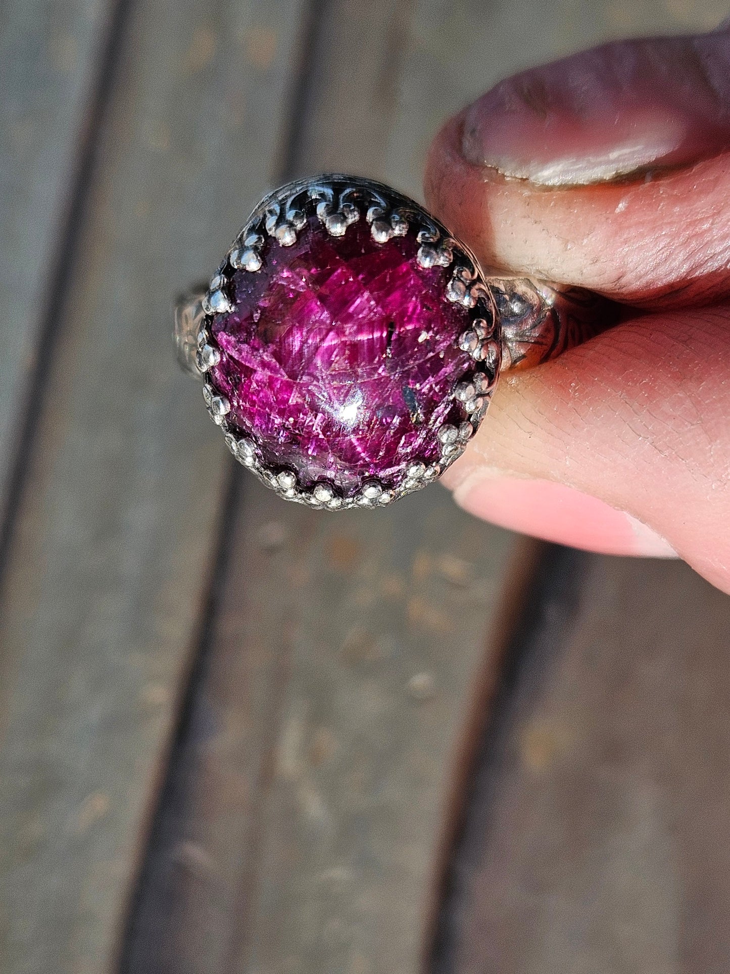 Star Ruby Ring, Size 8.5