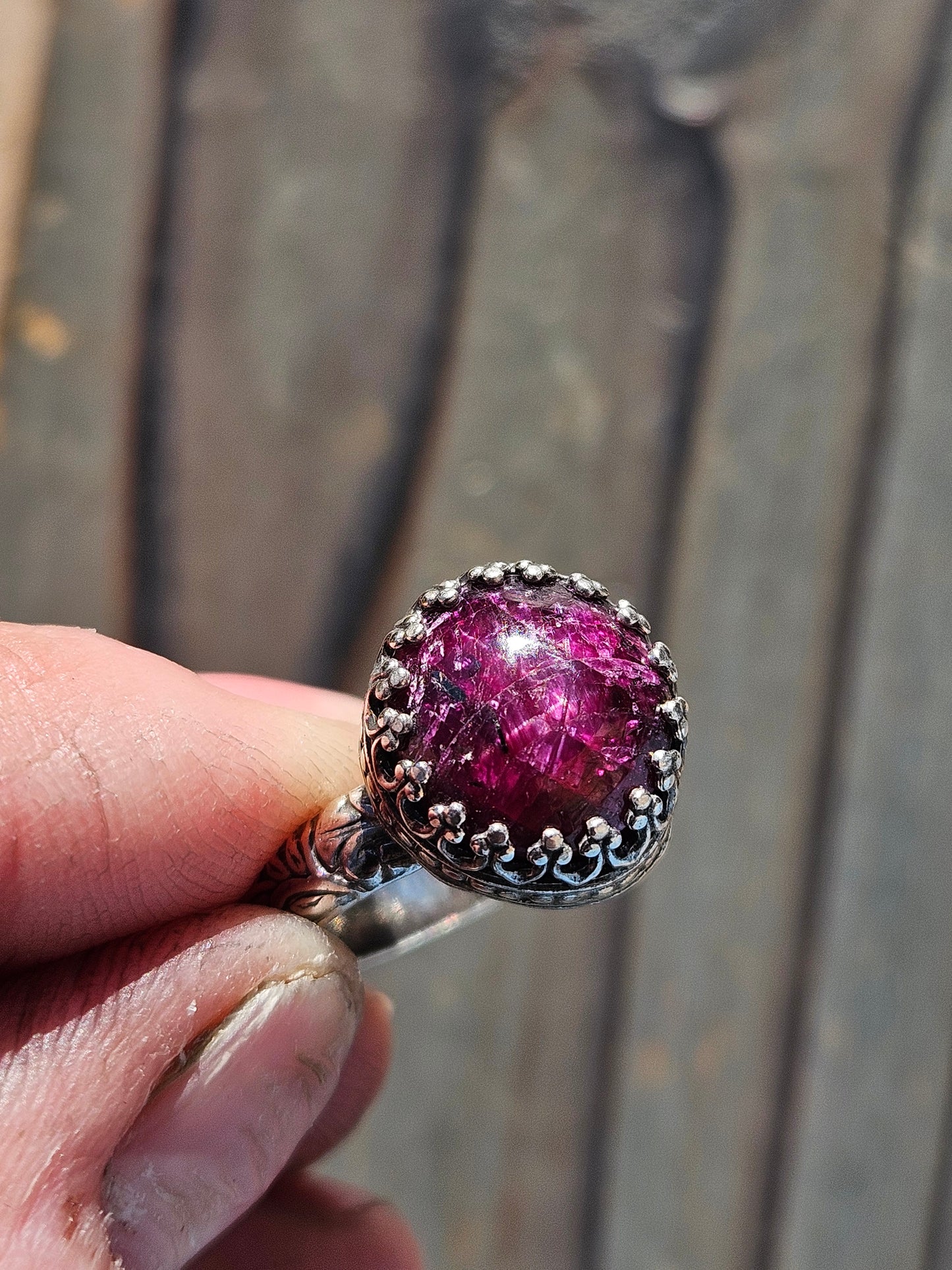 Star Ruby Ring, Size 8.5