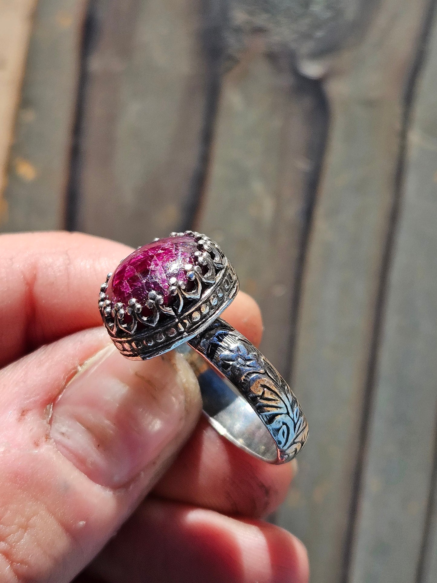 Star Ruby Ring, Size 8.5