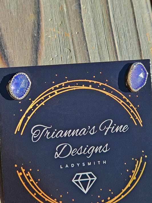 Tanzanite Stud Earrings